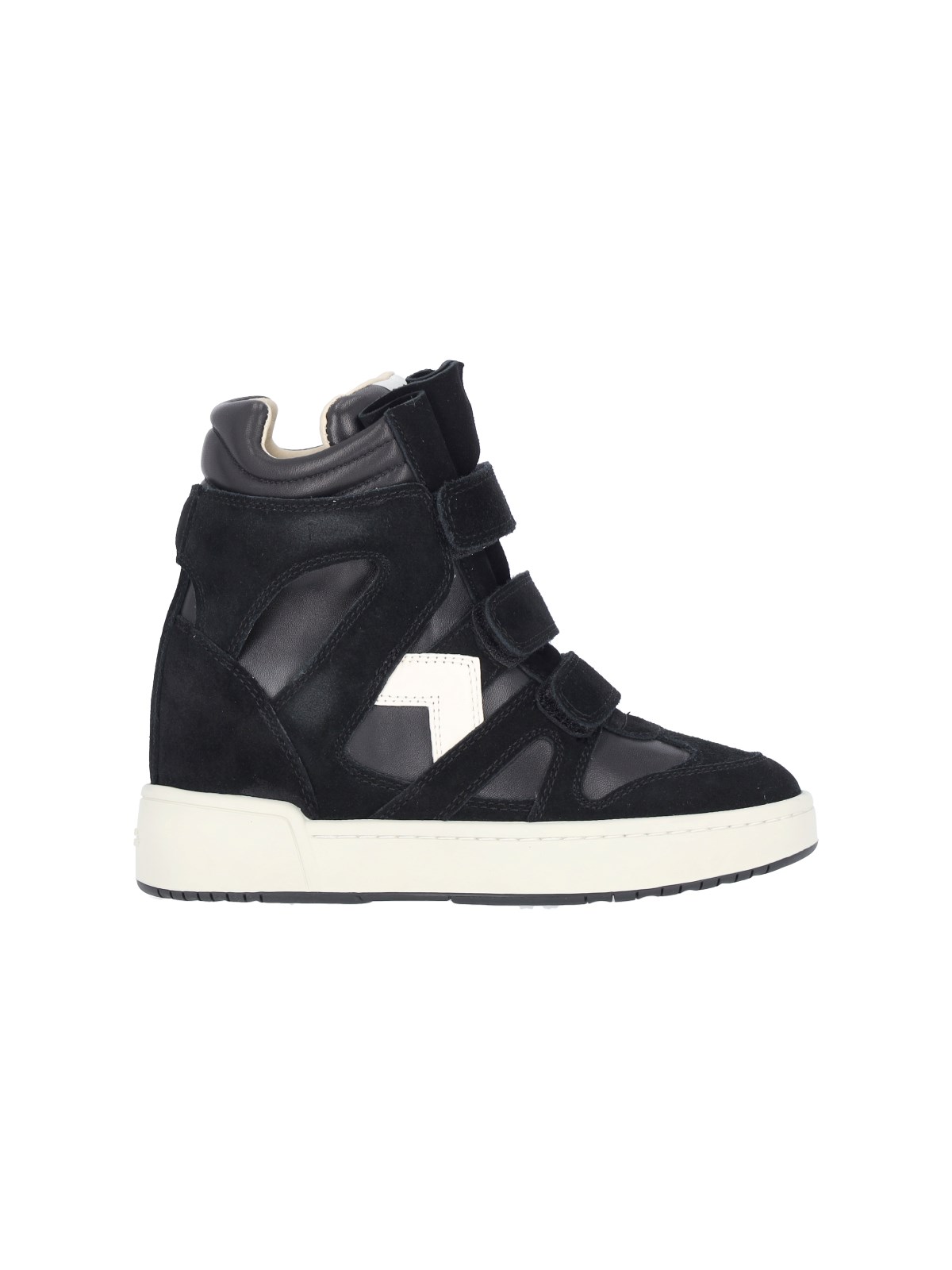 Shop Isabel Marant High-top Sneakers "im3" In Black  