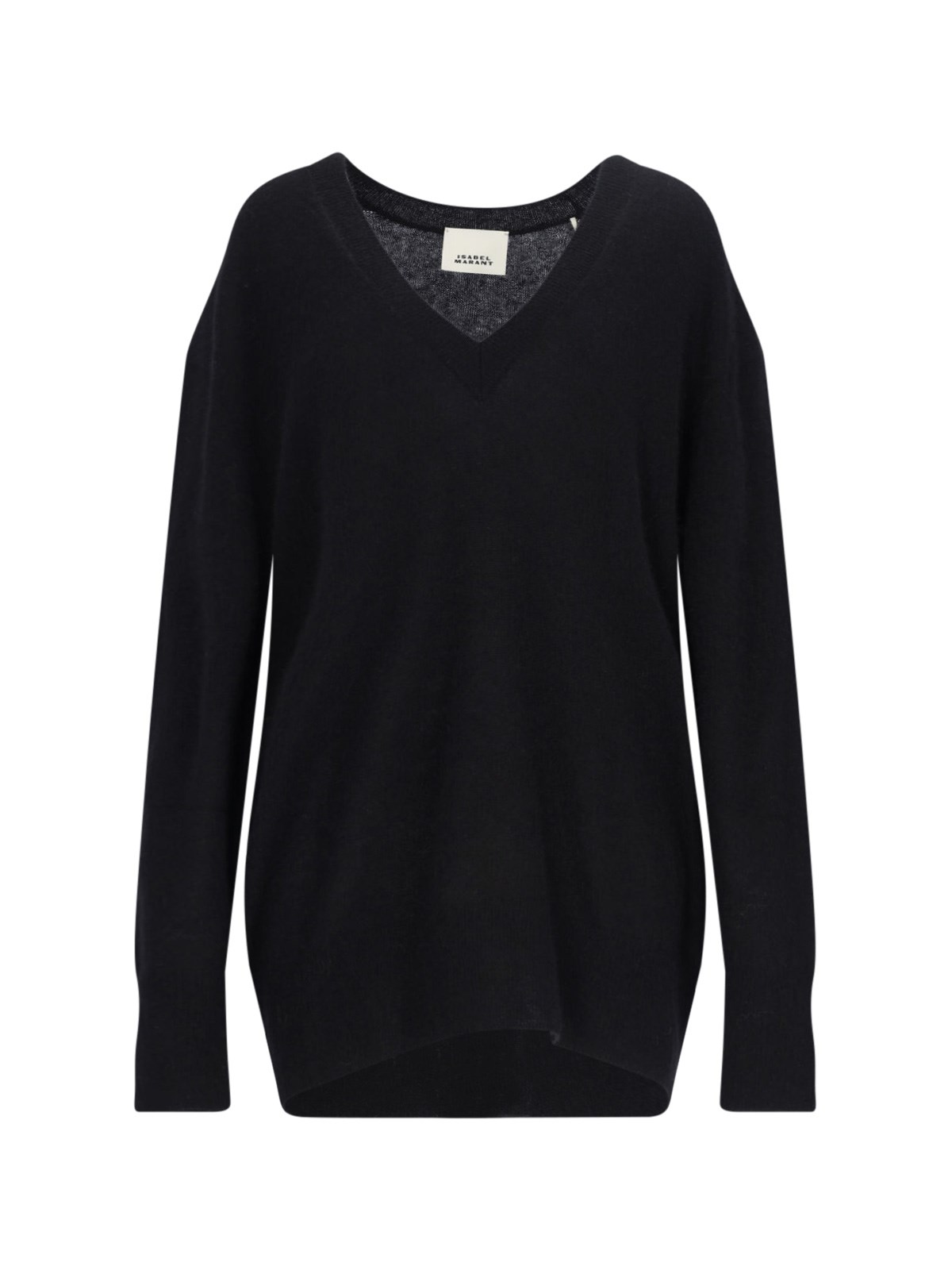 Shop Isabel Marant V-neck Sweater "larana" In Black  