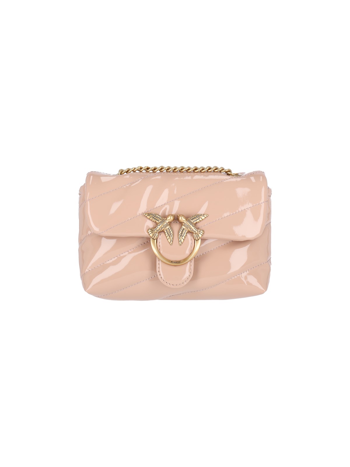 Shop Pinko Mini Bag "baby Love Puff" In Pink