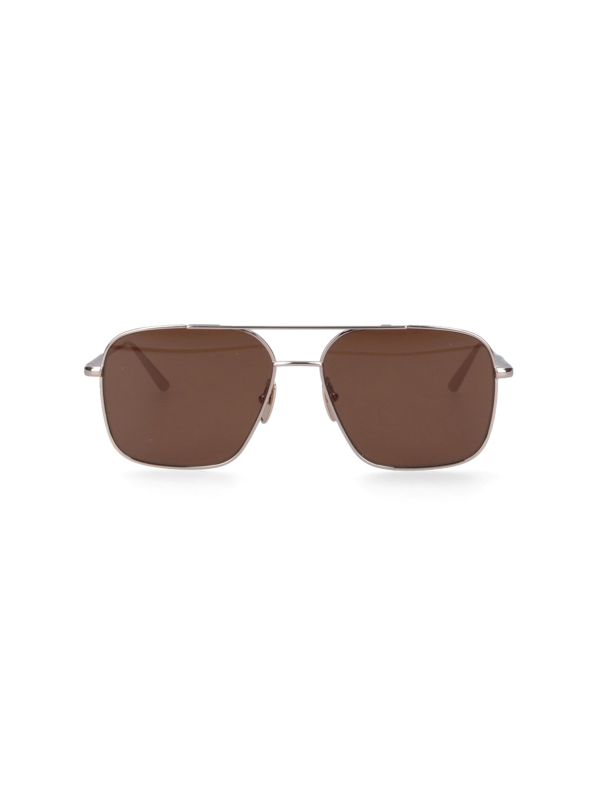 Shop Chimi 'aviator' Sunglasses In Brown