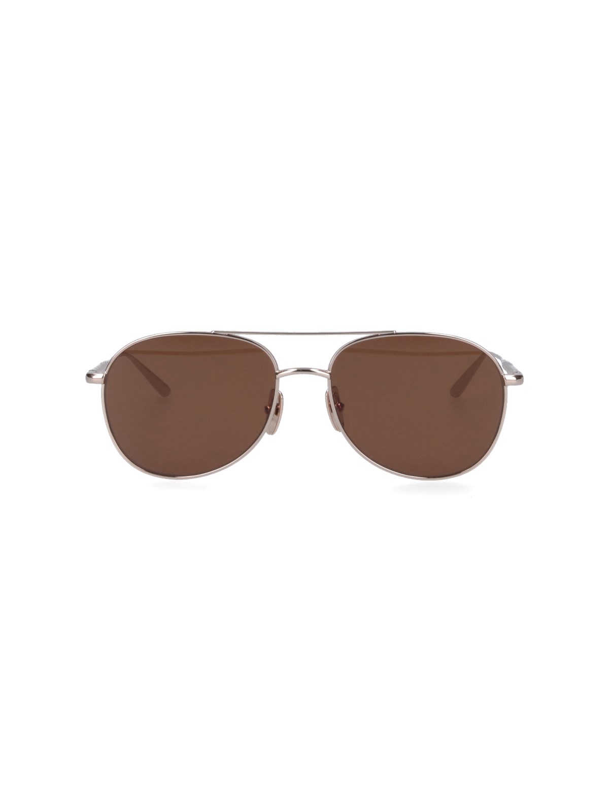 Shop Chimi 'pilot' Sunglasses In Brown