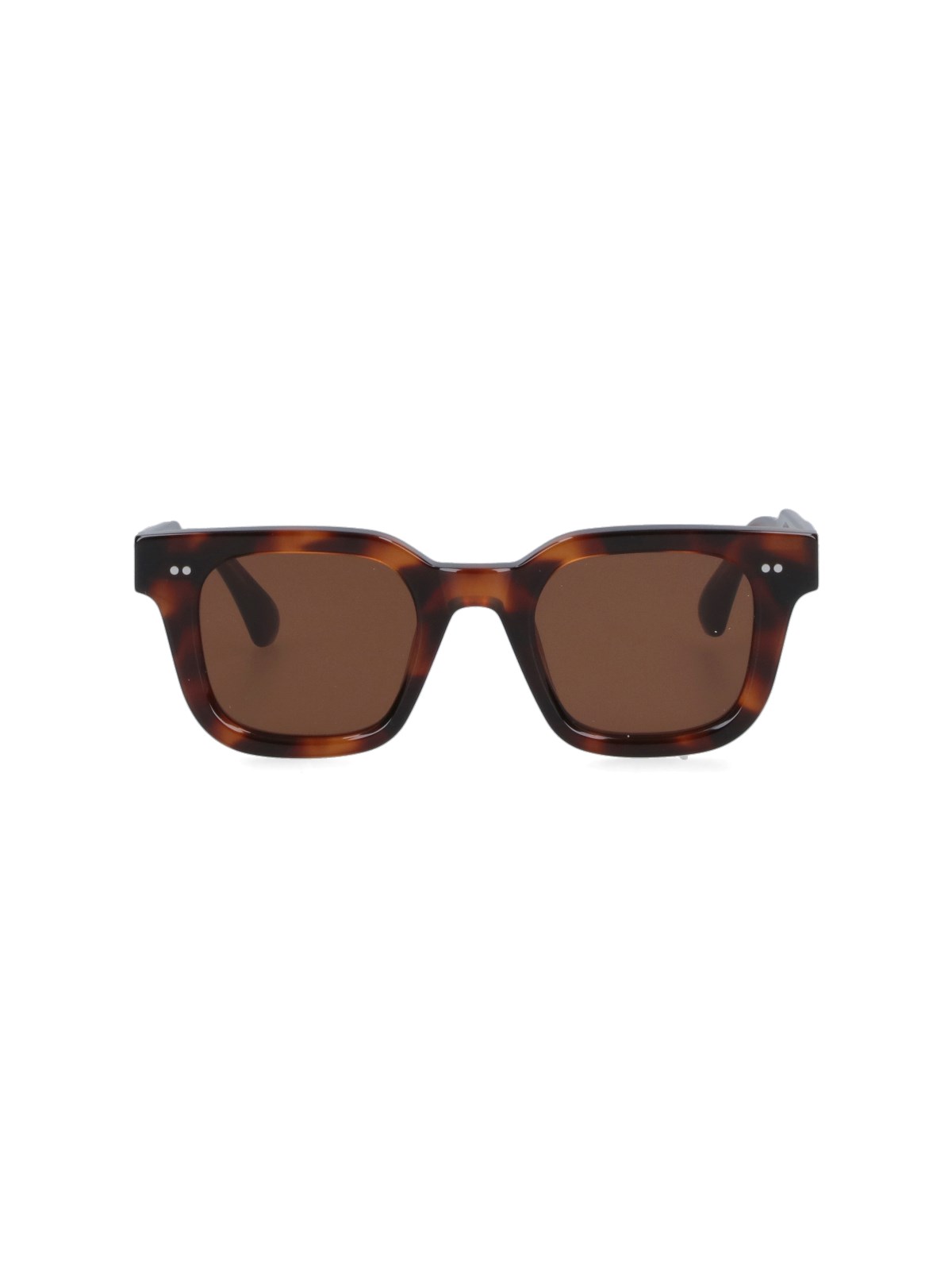 Shop Chimi 'tortoise 04' Sunglasses In Brown