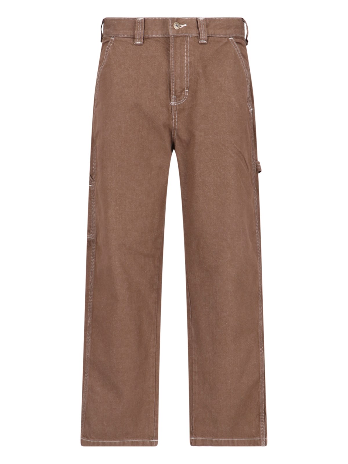 Shop Dickies 'stevensville' Carpenter Jeans In Brown