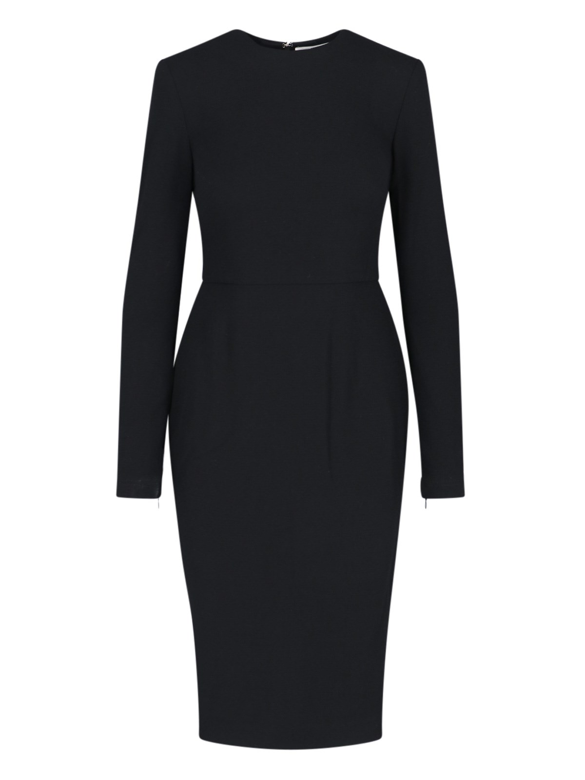 Shop Victoria Beckham Midi T-shirt Dress In Black  