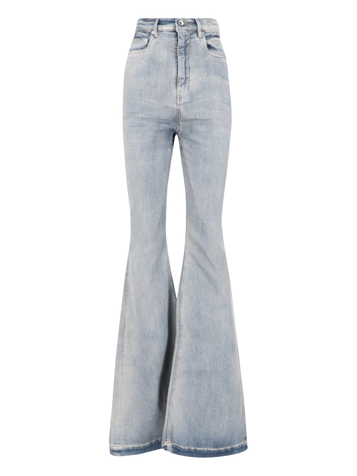 Shop Rick Owens Drkshdw 'porterville Geth' Bootcut Jeans In Light Blue