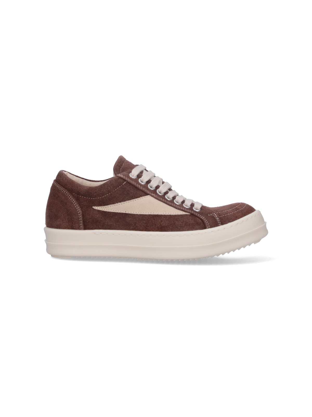 Shop Rick Owens Drkshdw "vintage" Low-top Sneakers In Brown