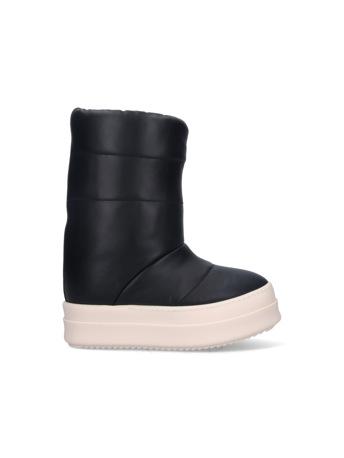 Shop Rick Owens 'puffer Sneak' Padded Boots In Black  