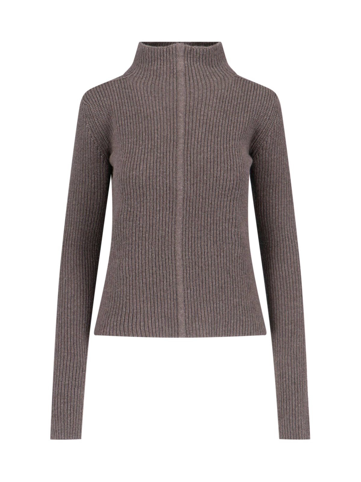 Shop Rick Owens 'headon Dbl Lupetto' Sweater In Brown