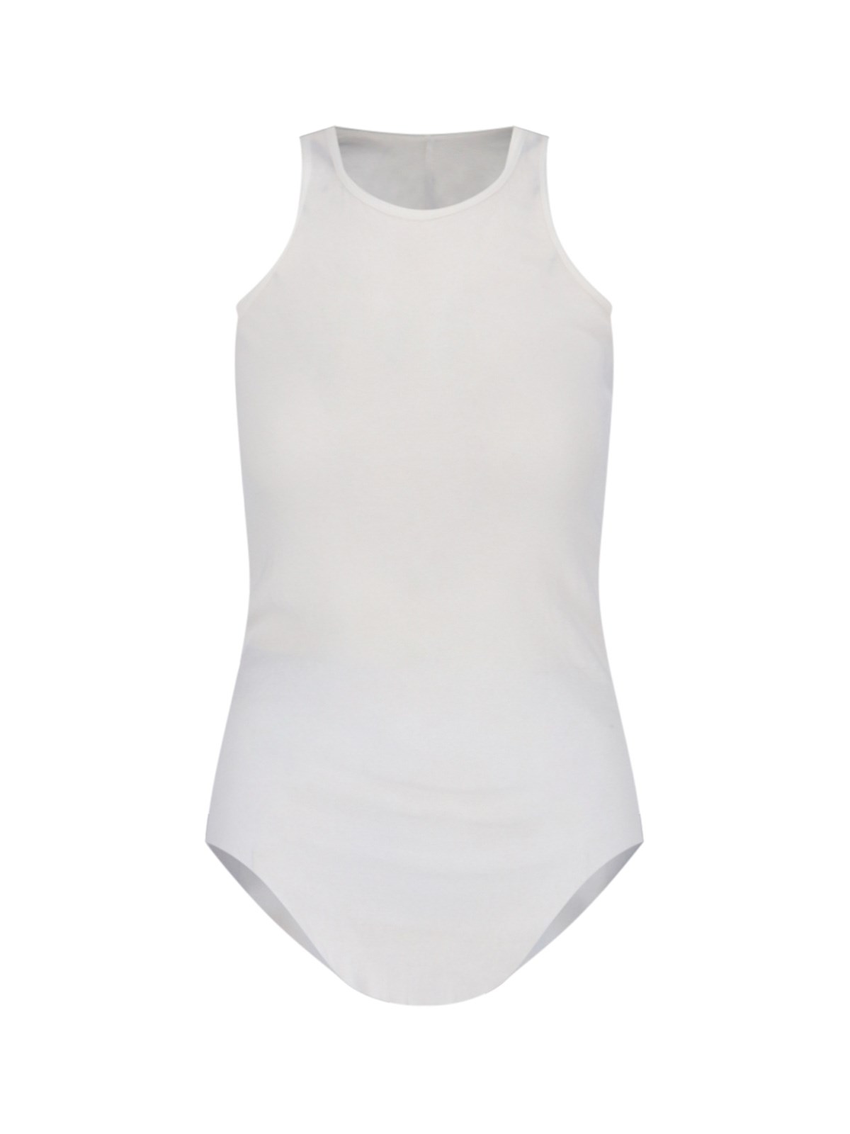 Shop Rick Owens Cotton Tank Top In White