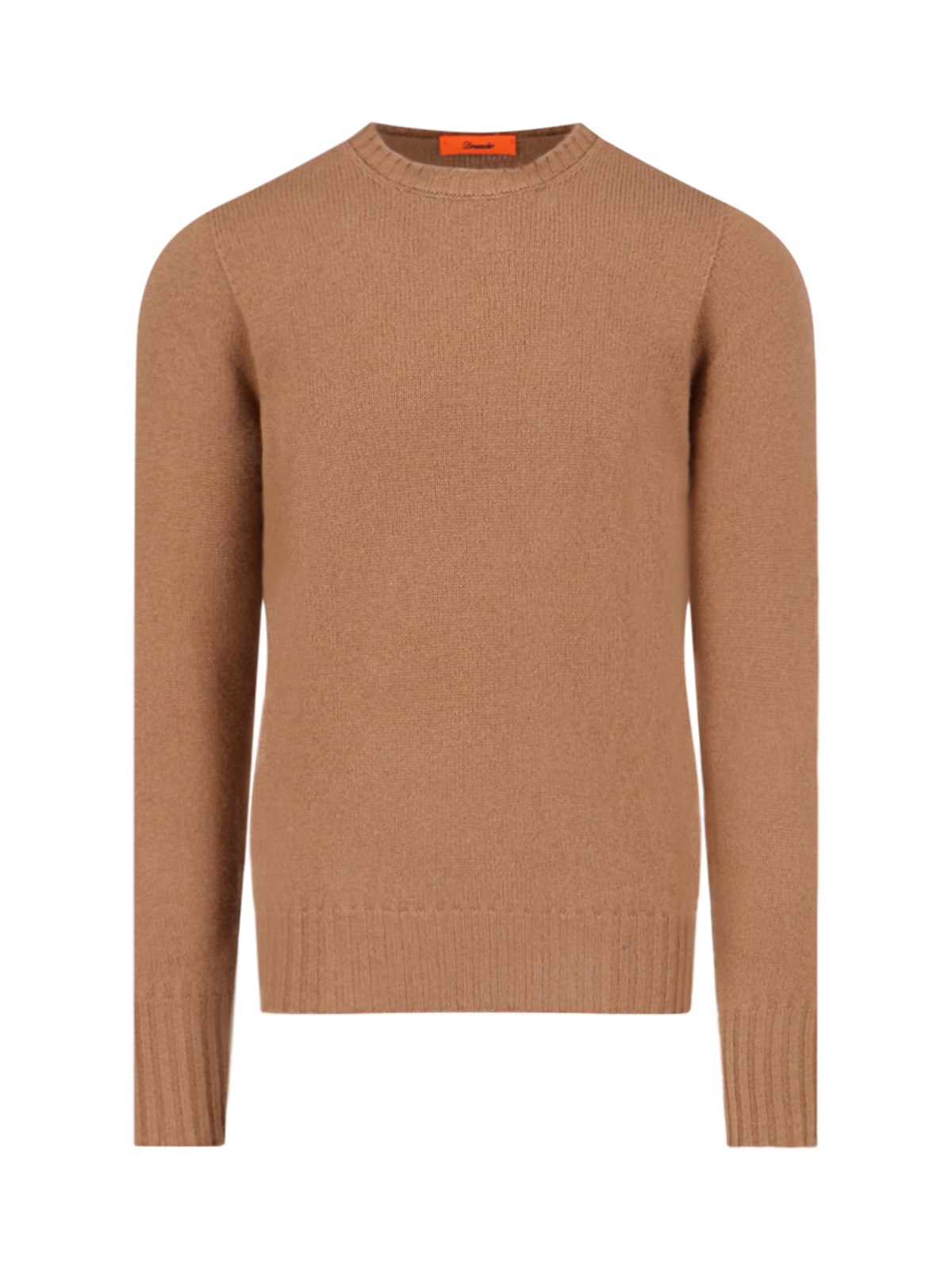 Shop Drumohr Crew-neck Sweater In Brown