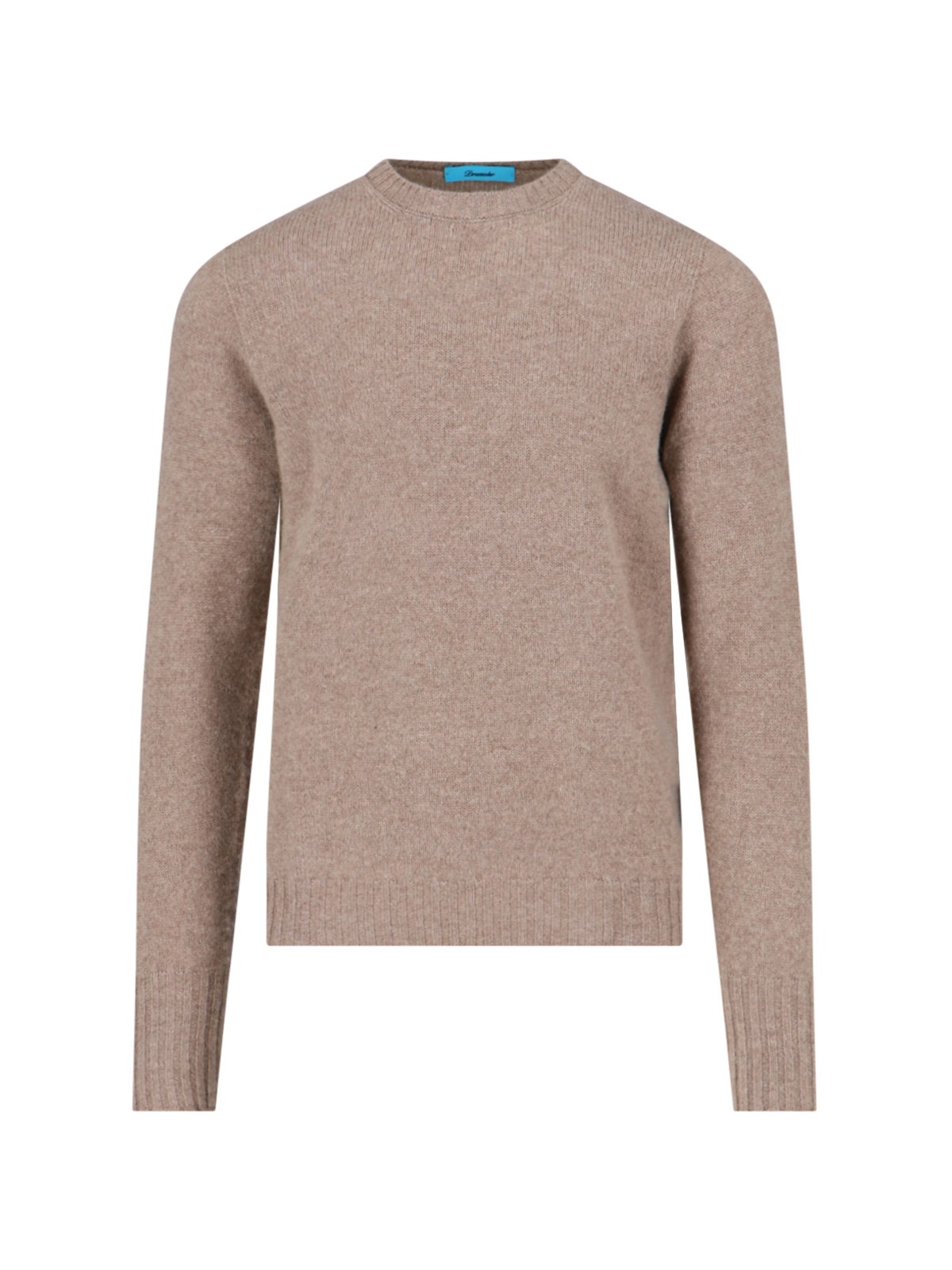 Shop Drumohr Crew-neck Sweater In Beige