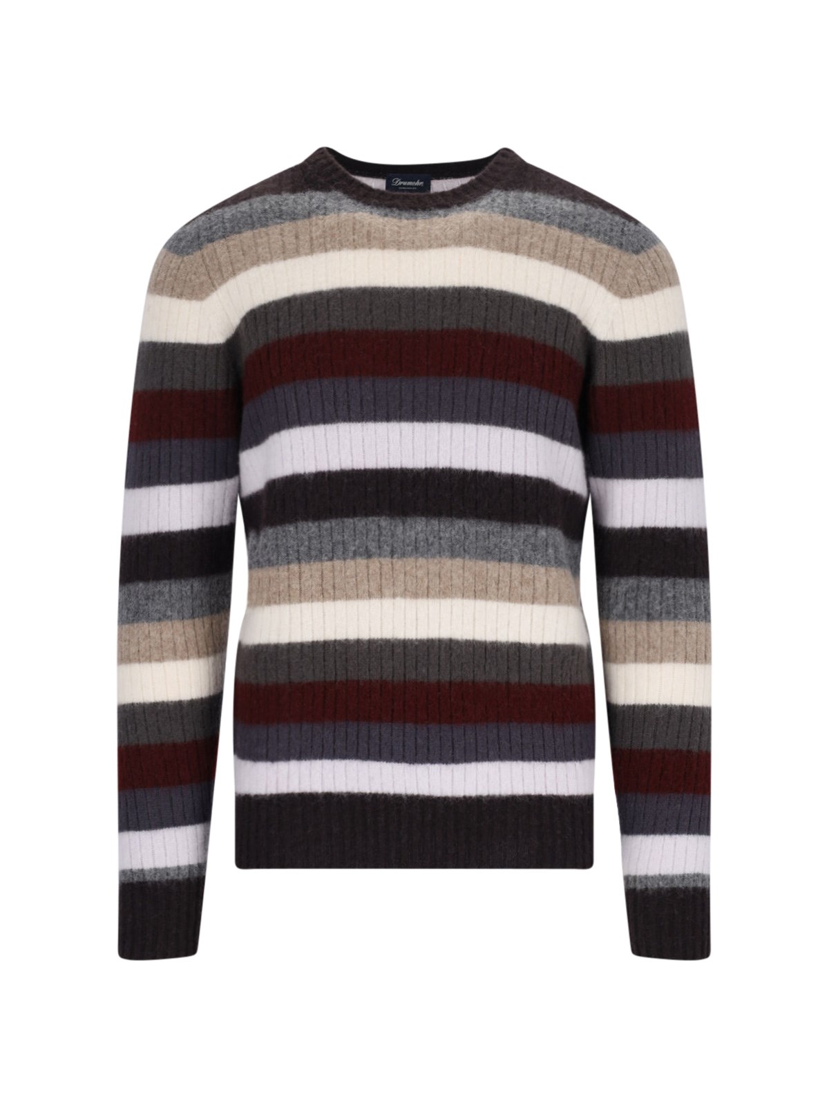 Drumohr Striped Sweater In Multi