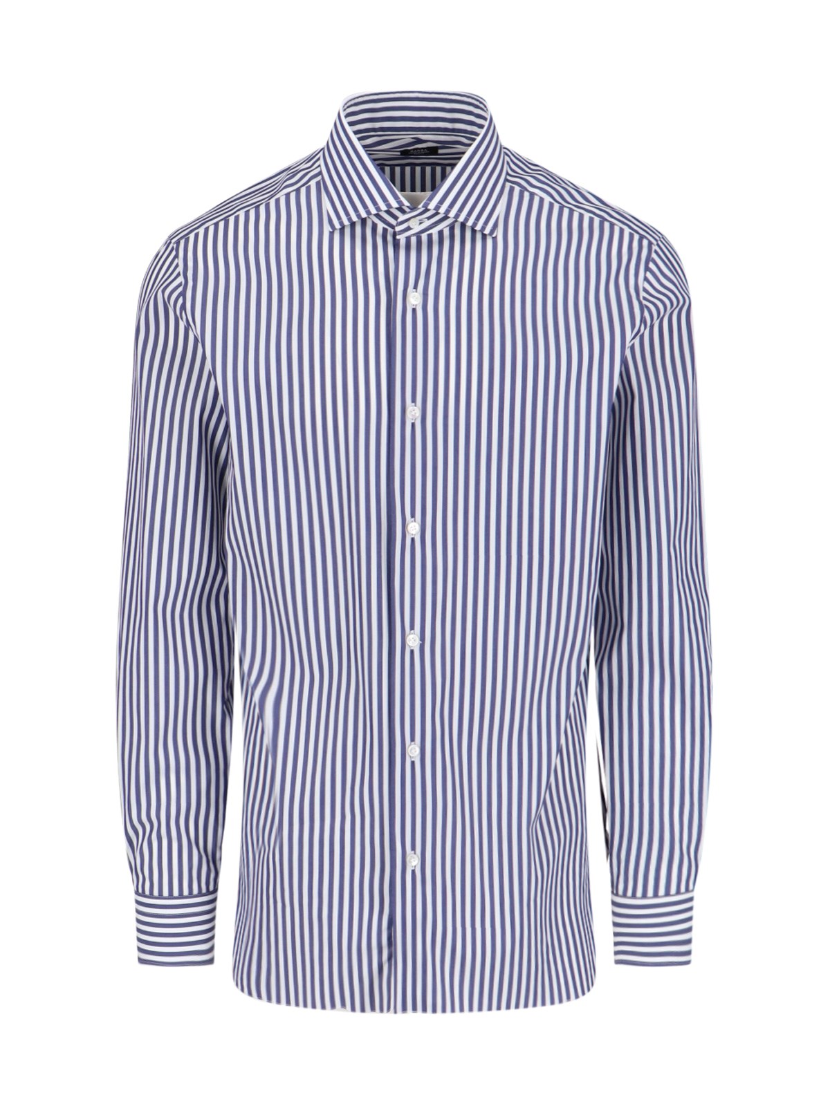 Shop Barba Napoli 'classica' Striped Shirt In Blue