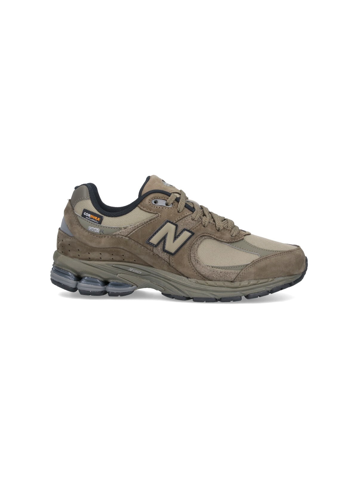 New Balance Army Green Suede And Mesh 2002r Sneakers In Green