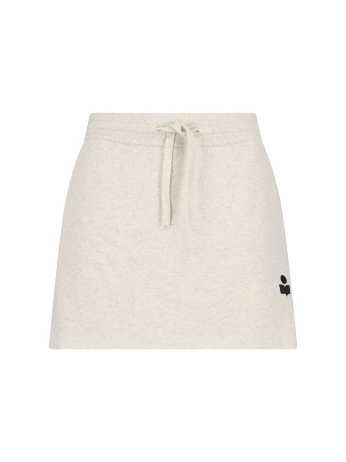 Shop Isabel Marant Étoile Sports Mini Skirt In Cream