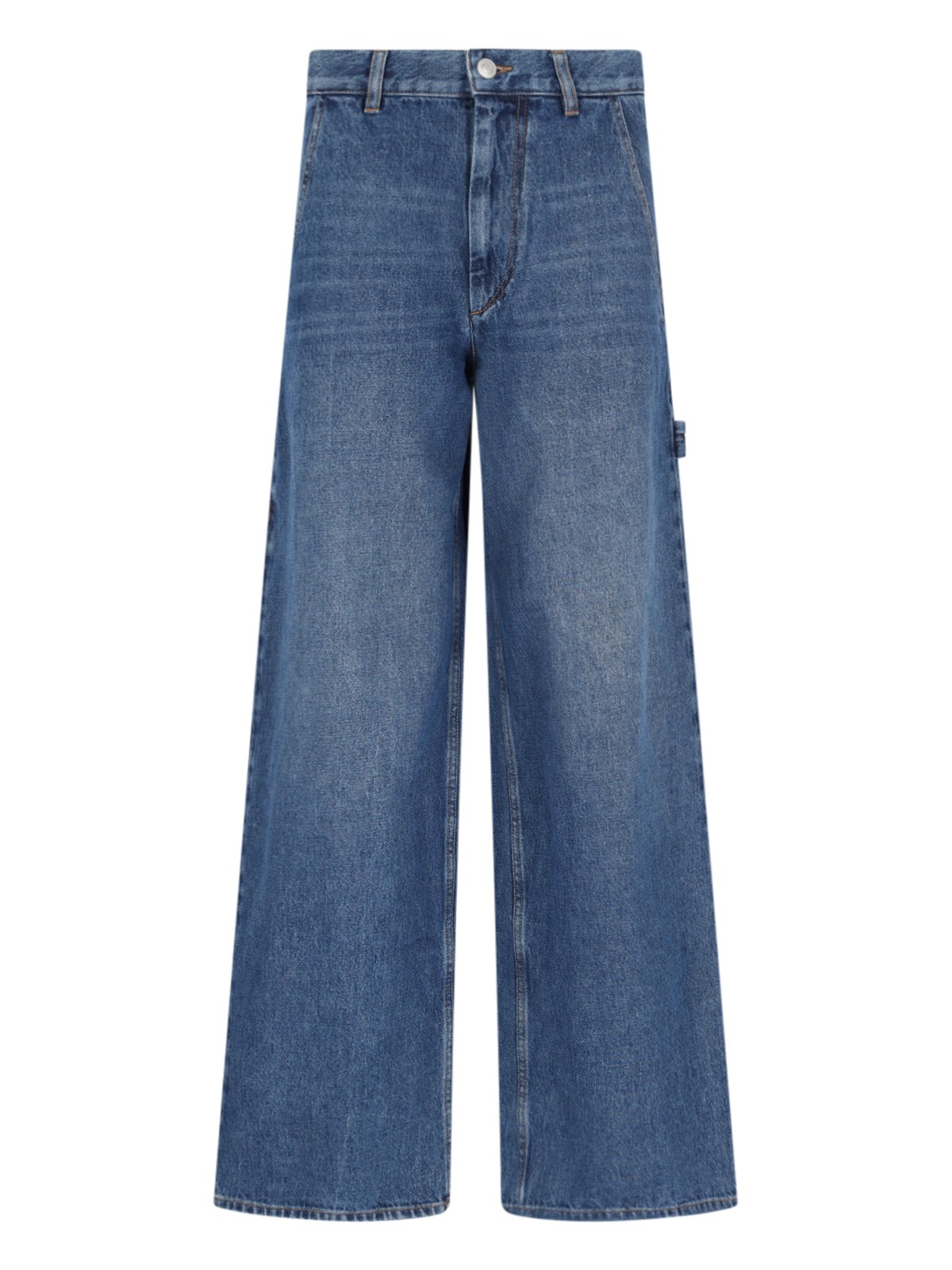 Shop Isabel Marant Étoile 'solene' Baggy Jeans In Blue