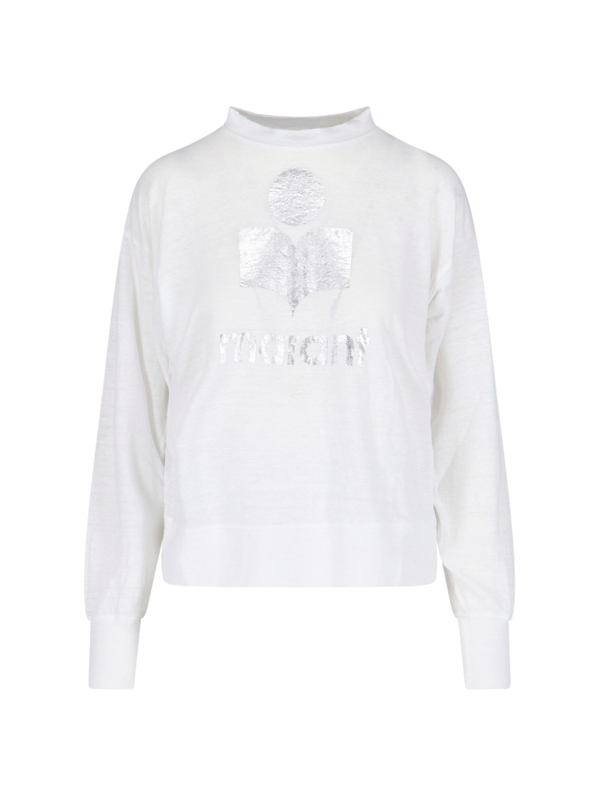 Shop Isabel Marant Étoile 'klowia' Printed T-shirt In White