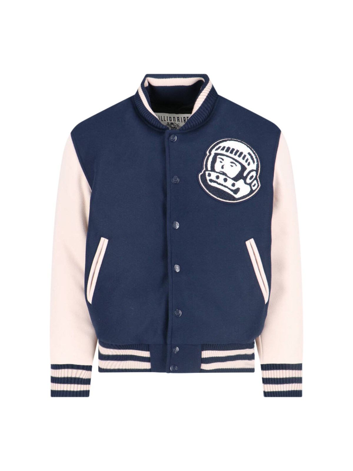 Shop Billionaire Boys Club "arch Logo" Bomber Jacket In Blue