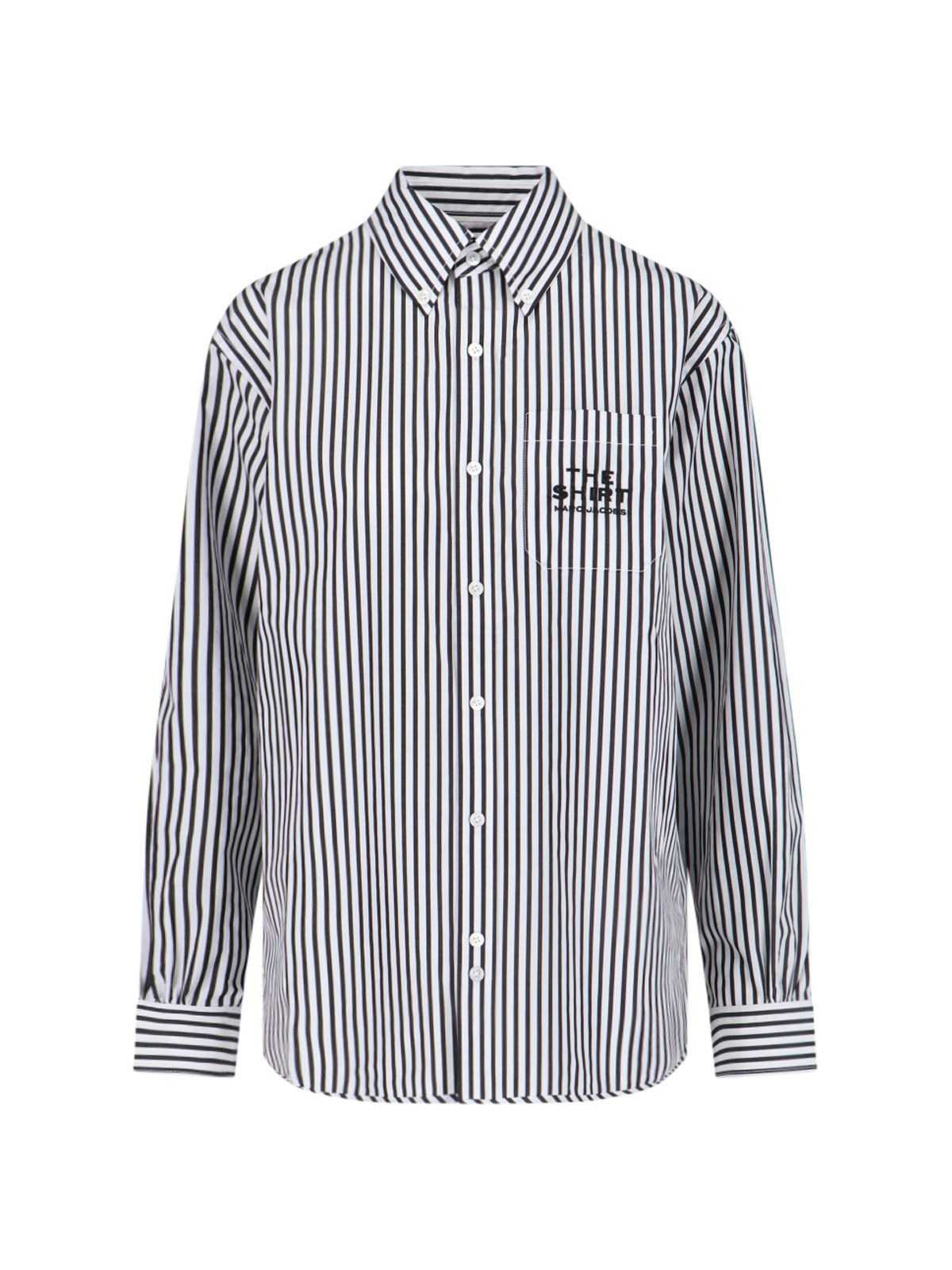 Shop Marc Jacobs Striped Shirt In Black  