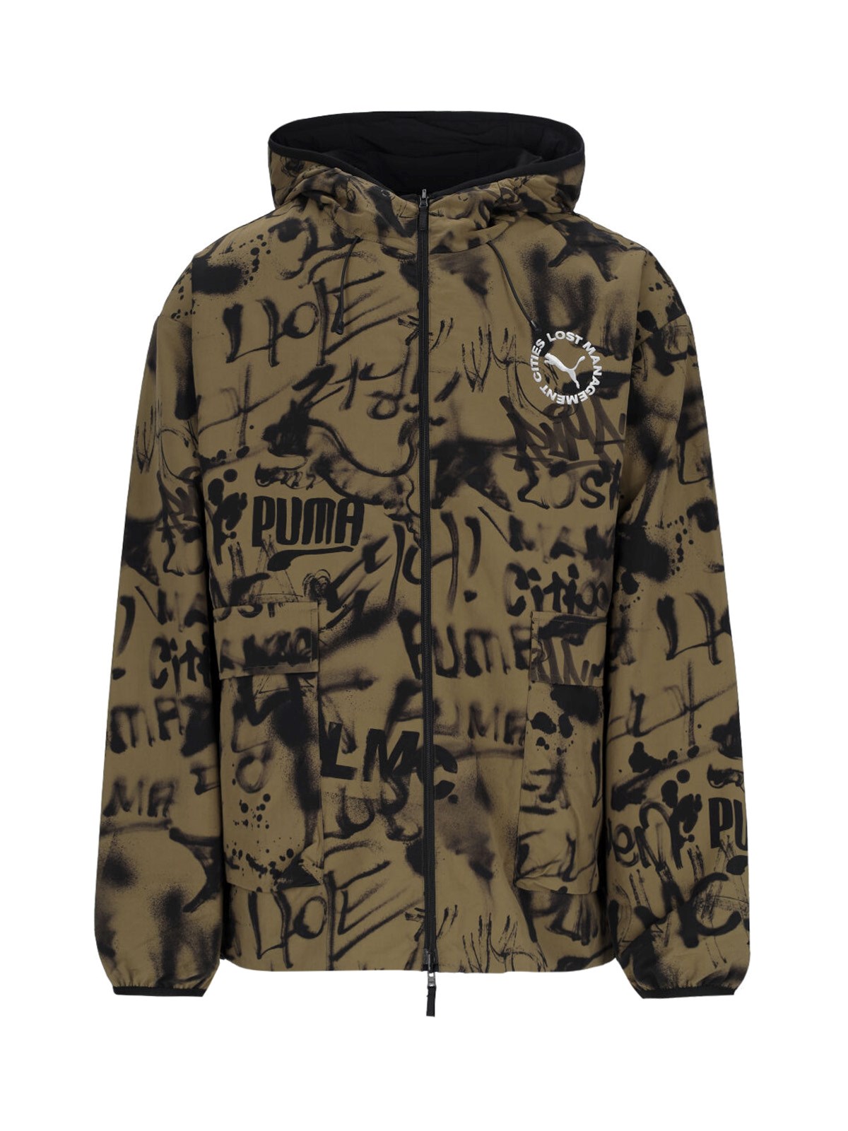 Shop Puma Hoodie In Green