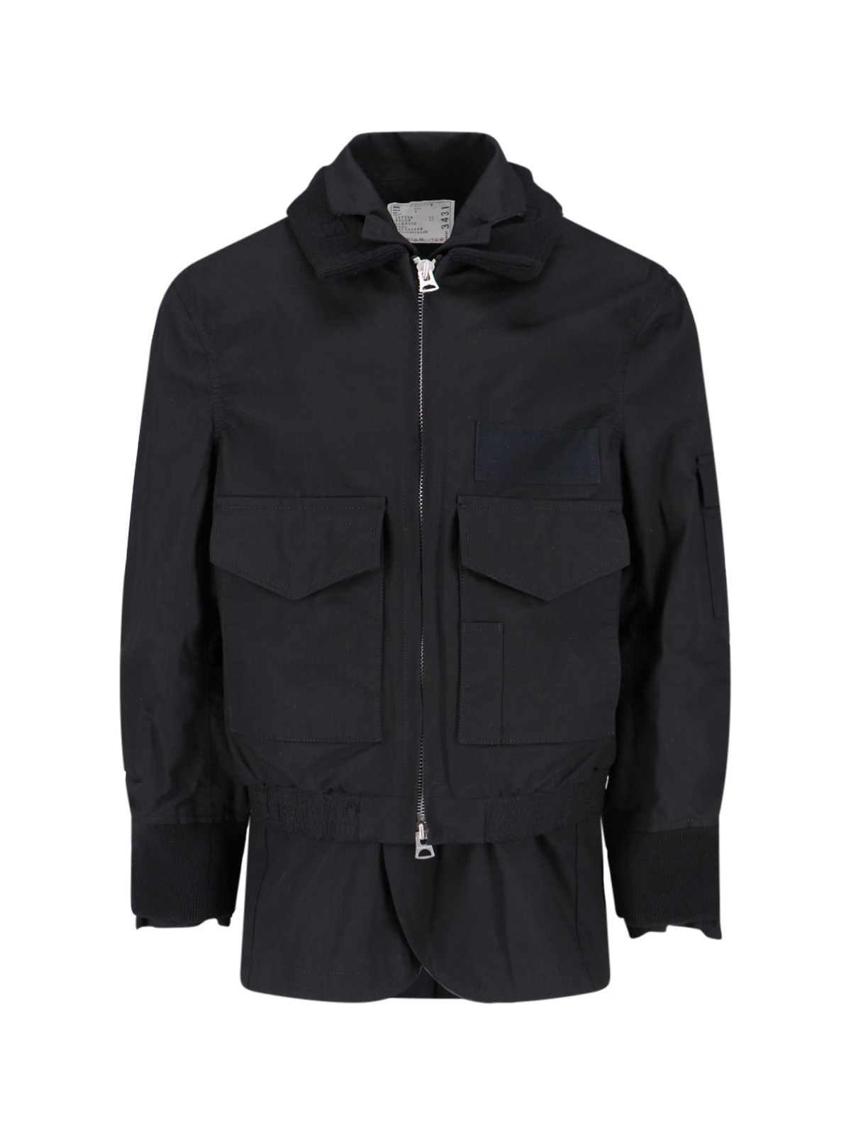 ジャケット・アウター sacai / ACRONYM CROP JACKET Black size2 Sacai Black ACRONYM Edition Blouson Jacket Sacai