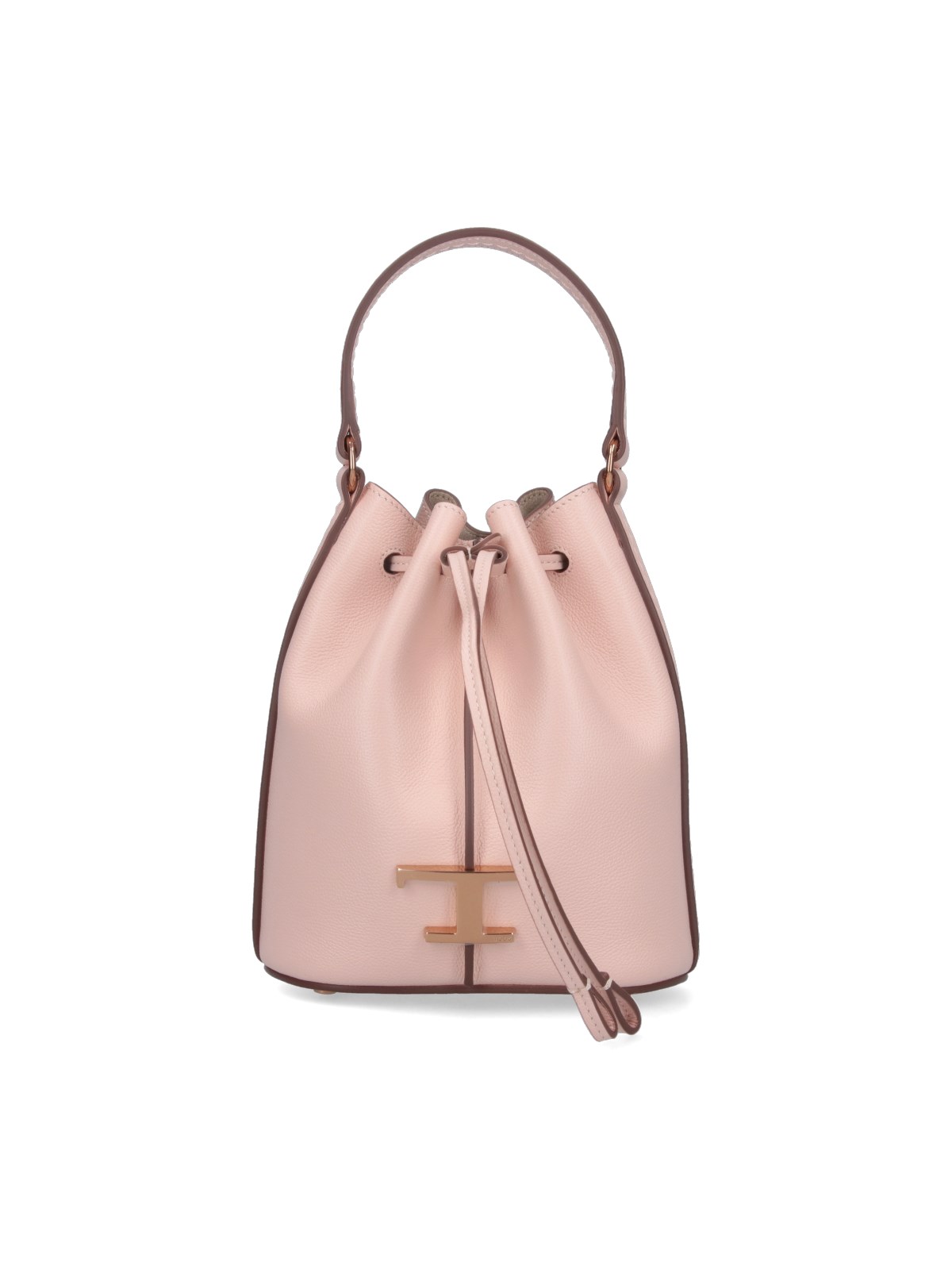 Shop Tod's Micro Bag "t Timeless" In Pink