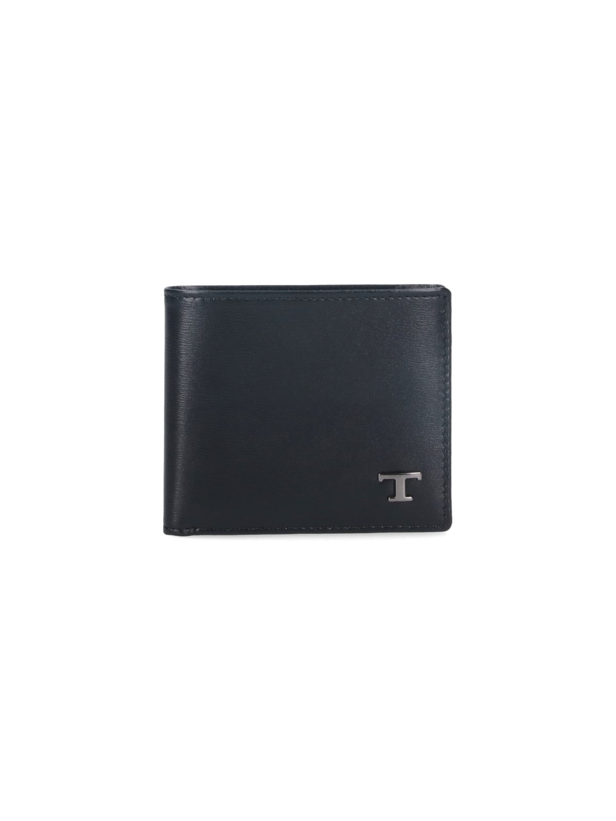 Shop Tod's Bifold Logo Wallet In Black  