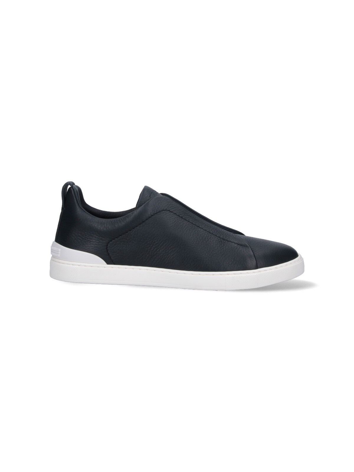 Shop Zegna "triple Stitch™" Low-top Sneakers In Blue