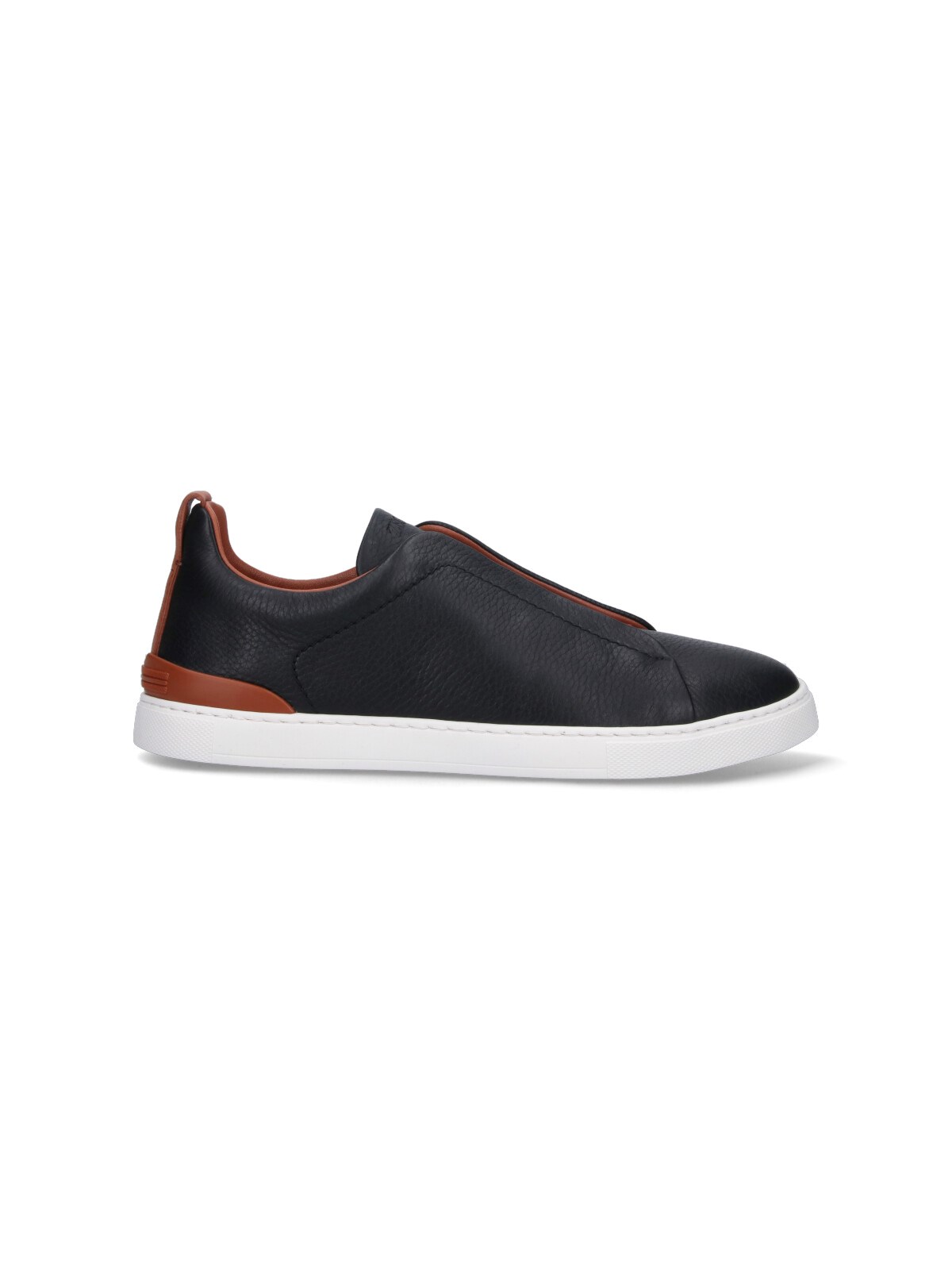 Shop Zegna "triple Stitch™" Low-top Sneakers In Black  