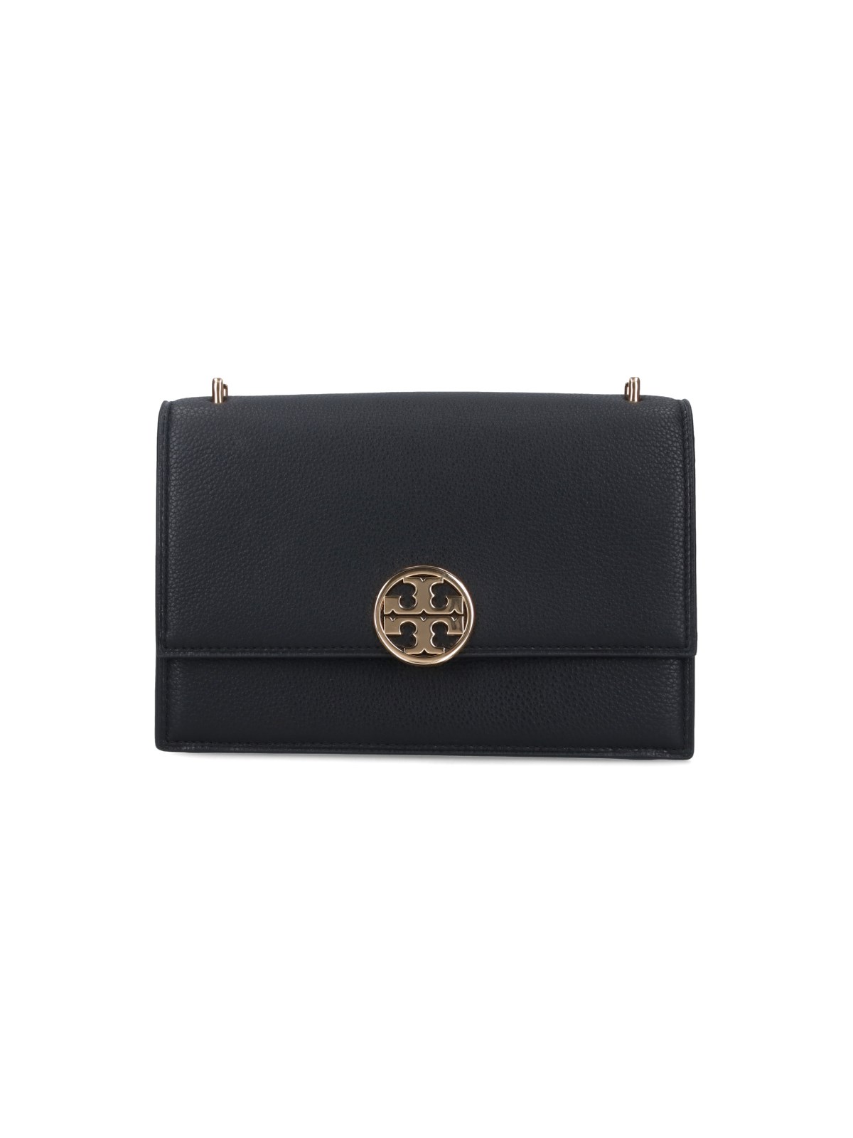 Shop Tory Burch "miller" Crossbody Bag In Black  