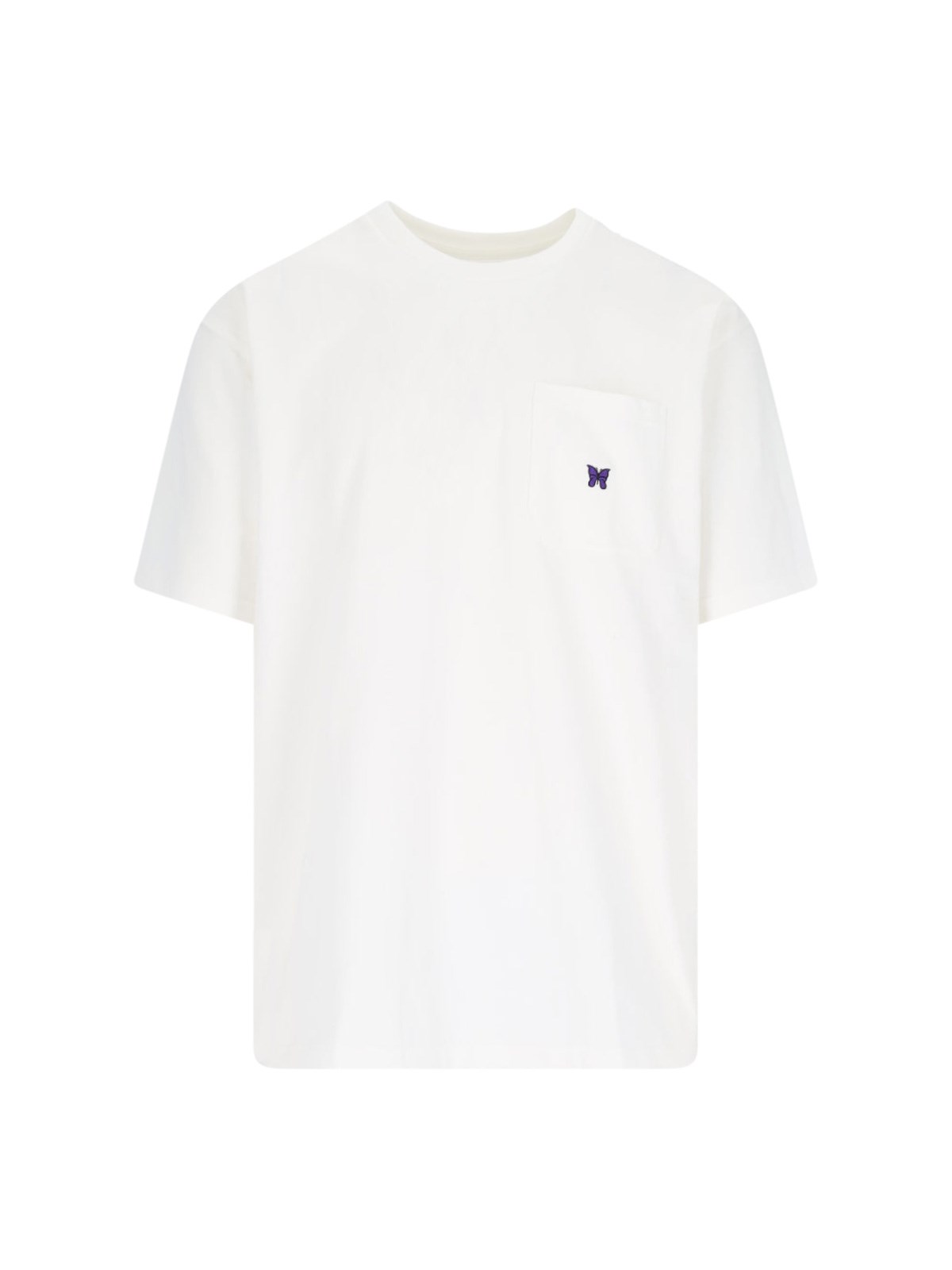 Shop Needles Logo T-shirt In White