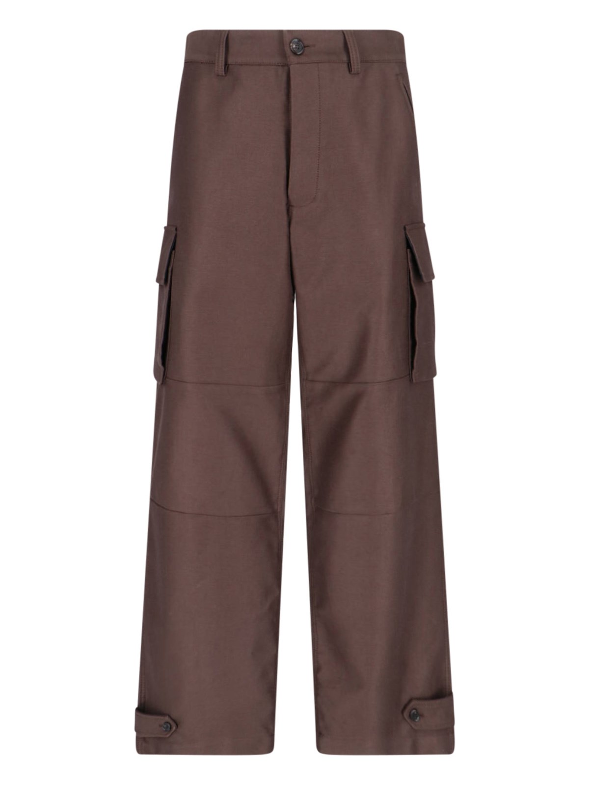 Shop Marni Cargo Pants In Brown