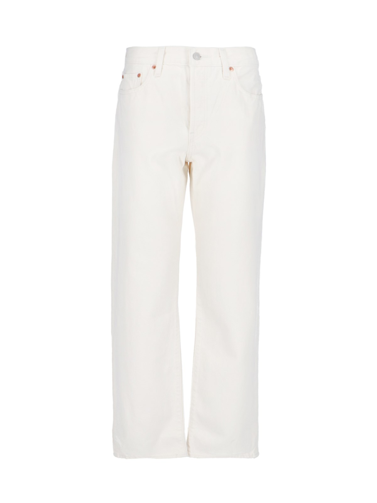 Levi's Strauss "501® 90's" Straight Jeans In White