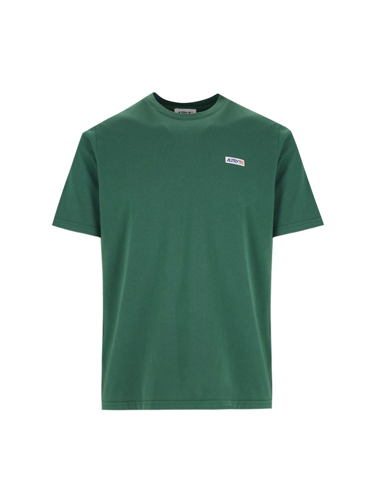 Shop Autry Logo T-shirt In Green