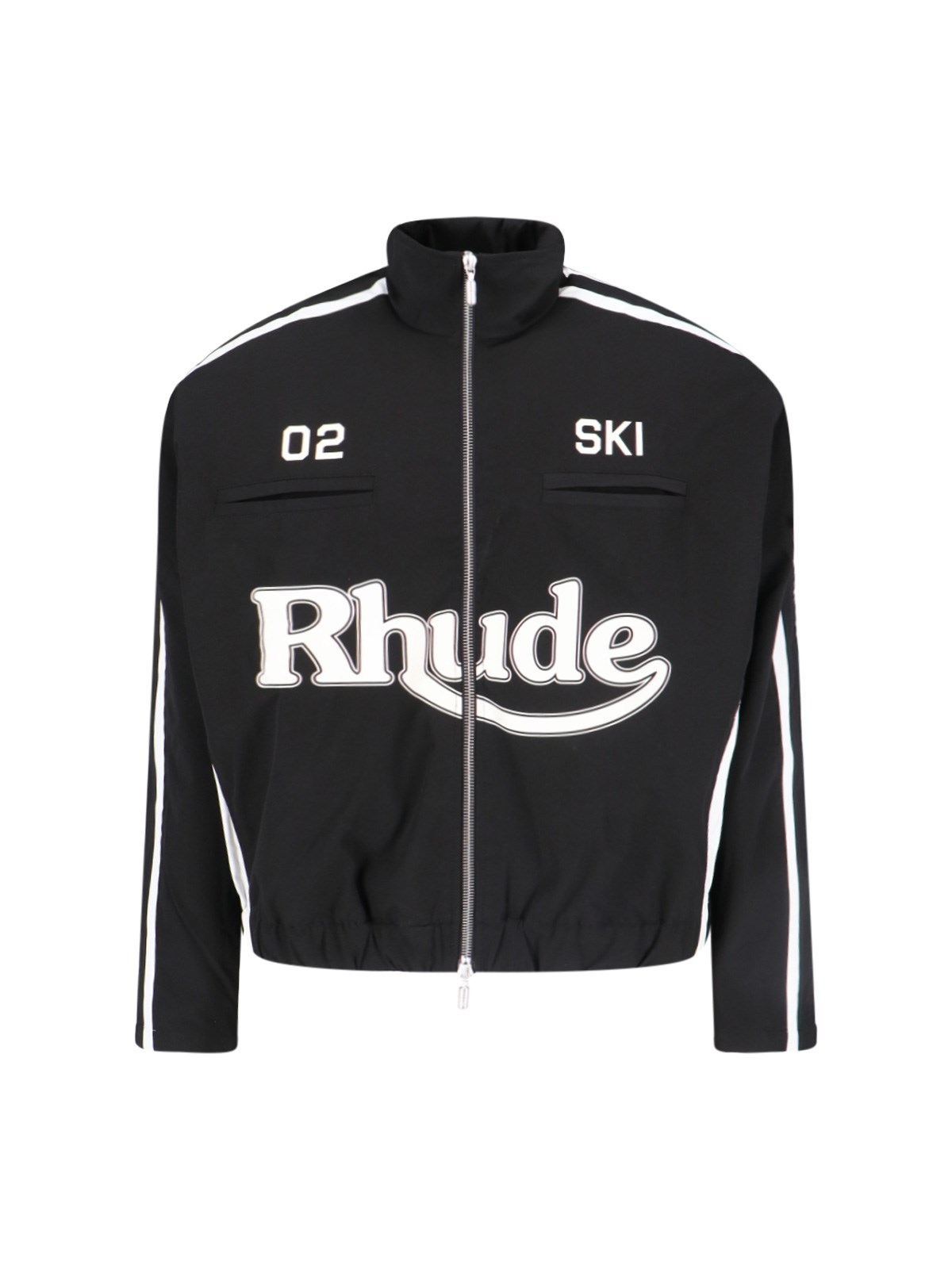 Shop Rhude ‘ski Track' Jacket In Black  