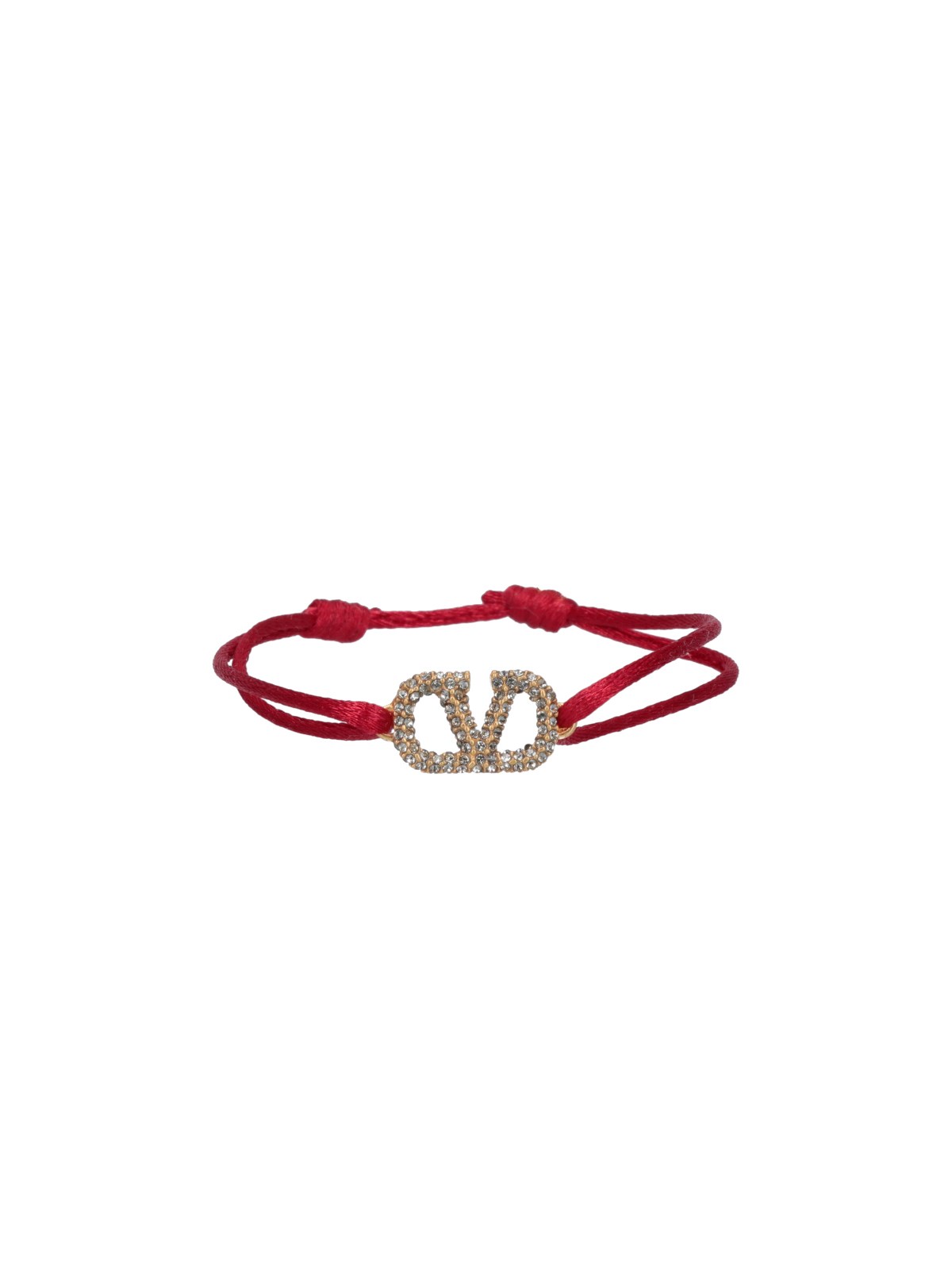Shop Valentino 'vlogo Signature' Bracelet In Red