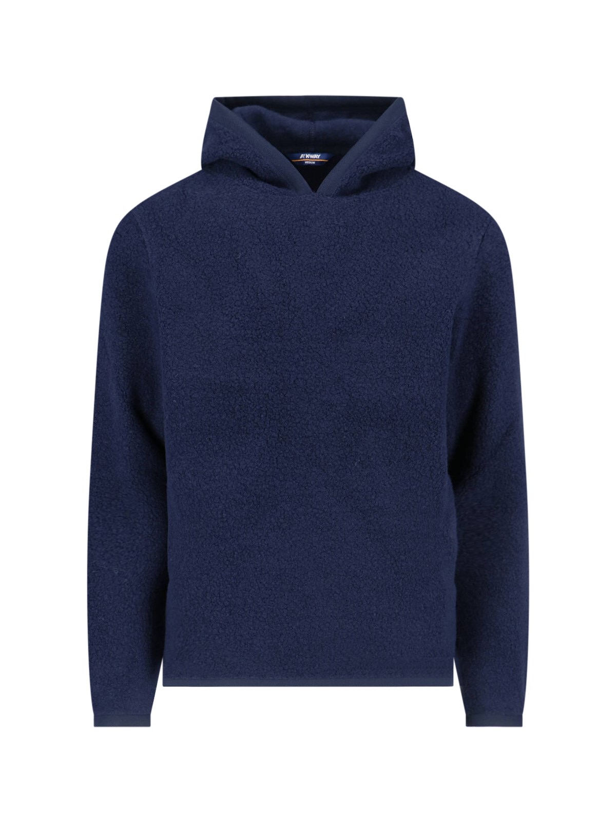 Shop K-way "ernie" Teddy Sweatshirt In Blue