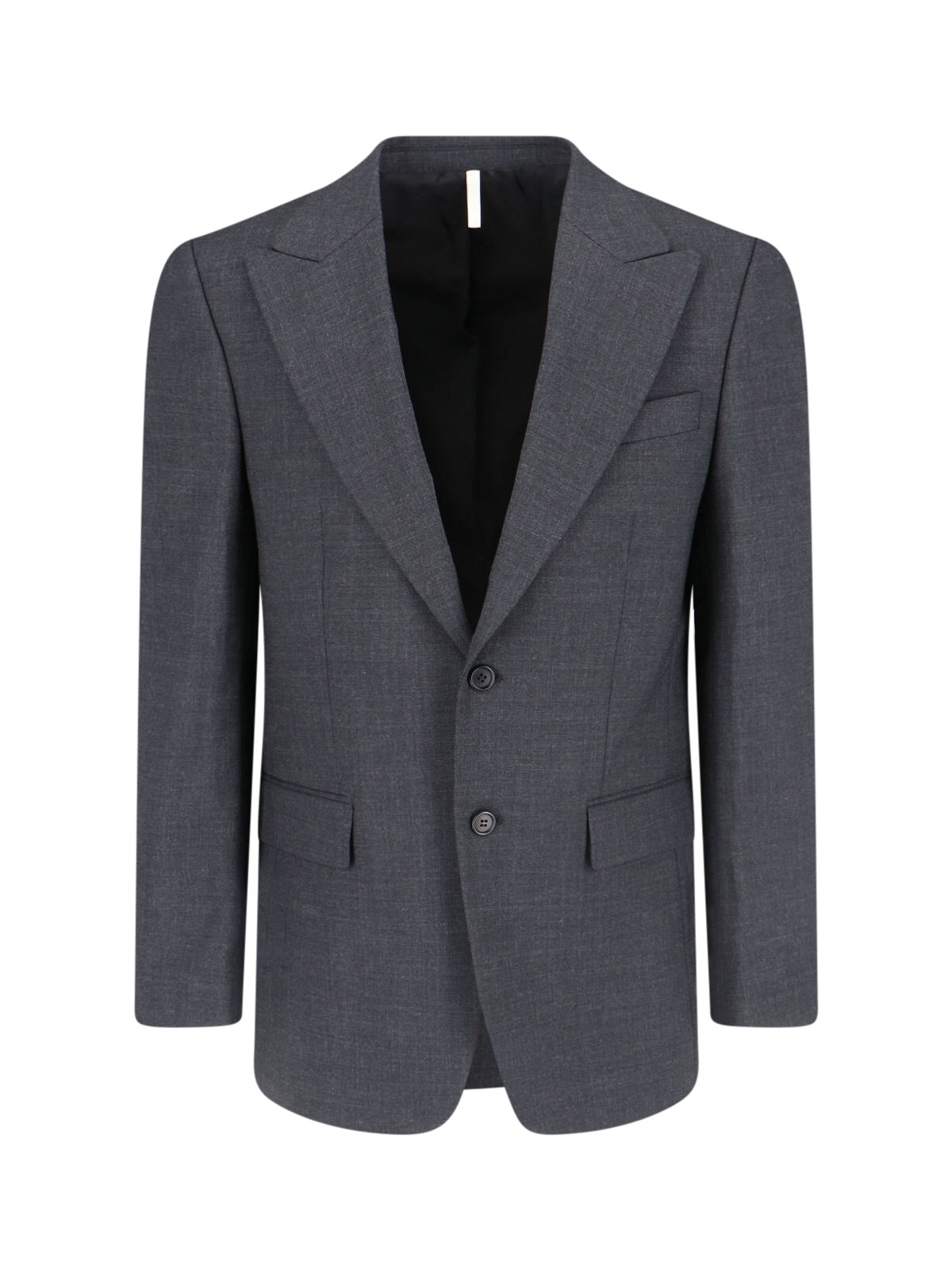 Shop Sunflower Single-breasted Blazer In Gray