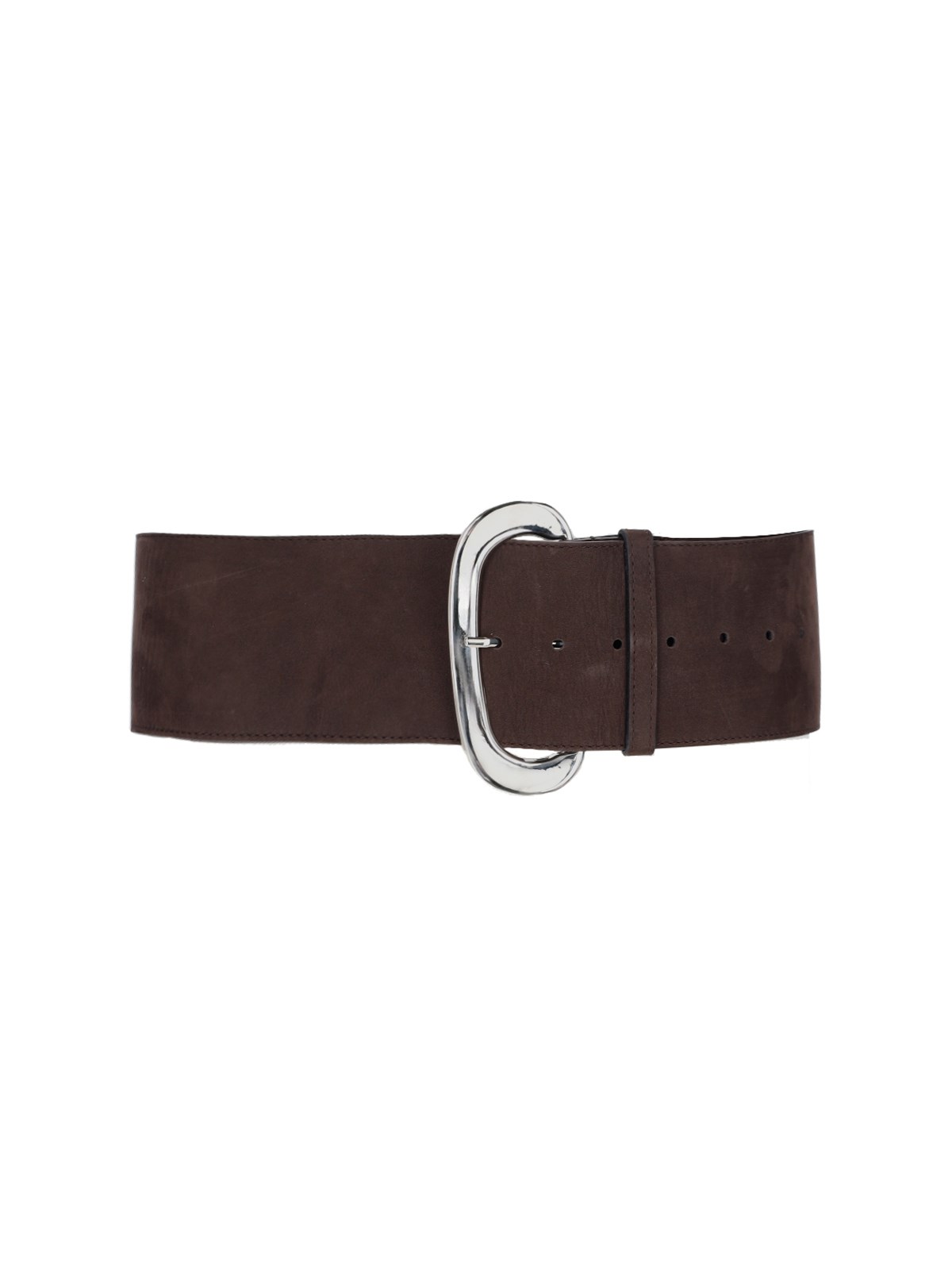 Paloma Wool Leather Belt In Brown