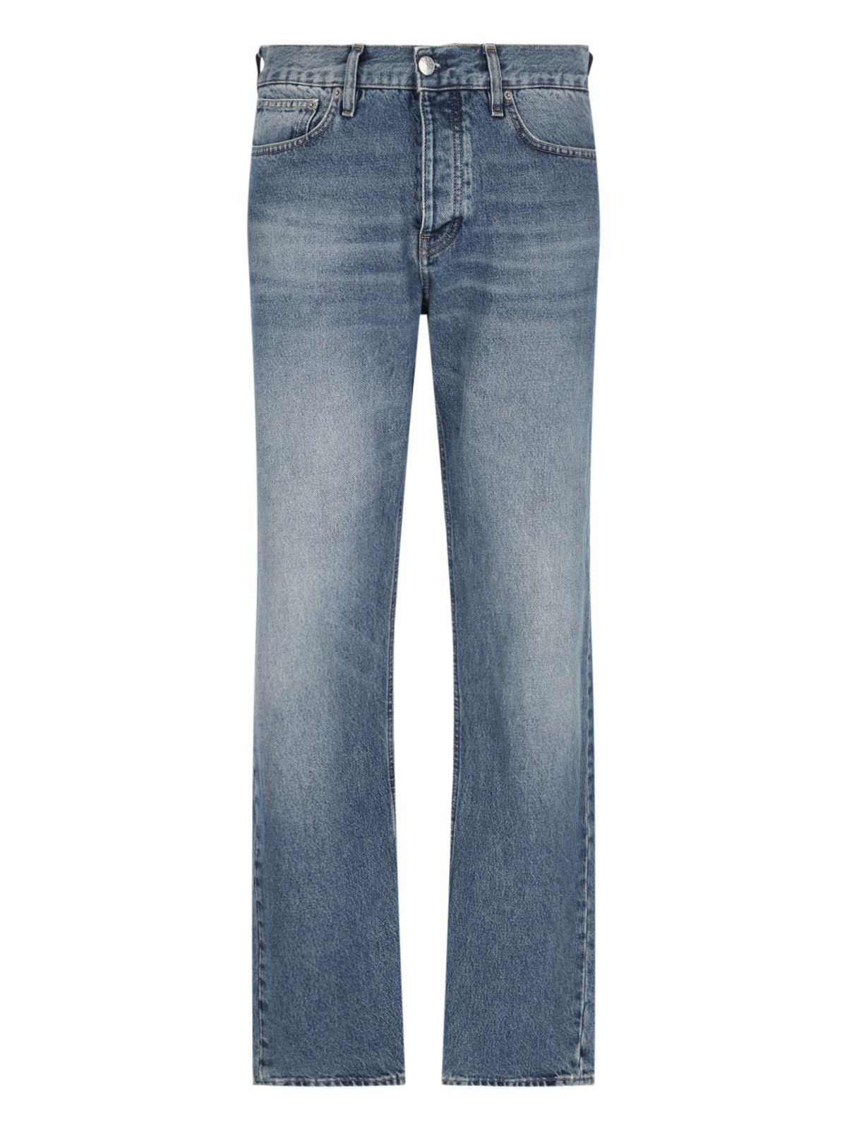 Shop Sunflower Straight Jeans In Blue