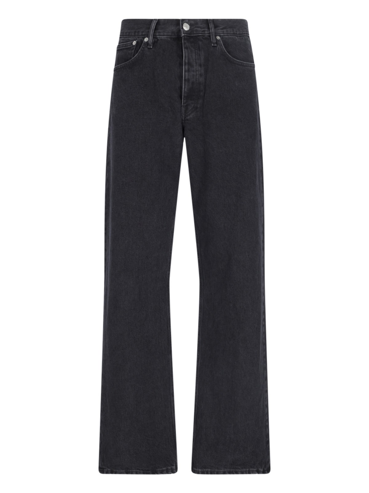 Shop Sunflower Wide Jeans In Black  