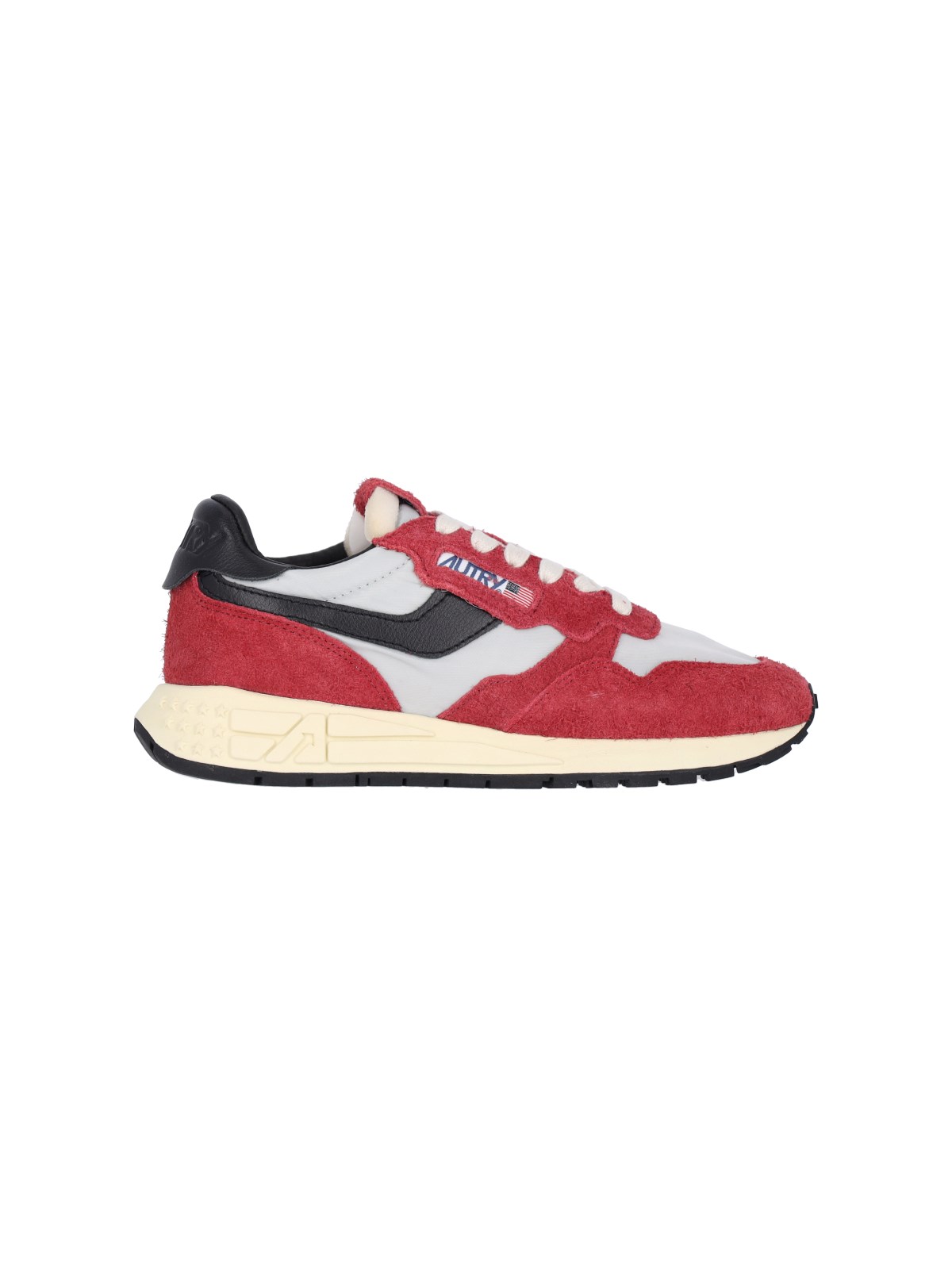 Shop Autry "reelwind" Low-top Sneakers In Red
