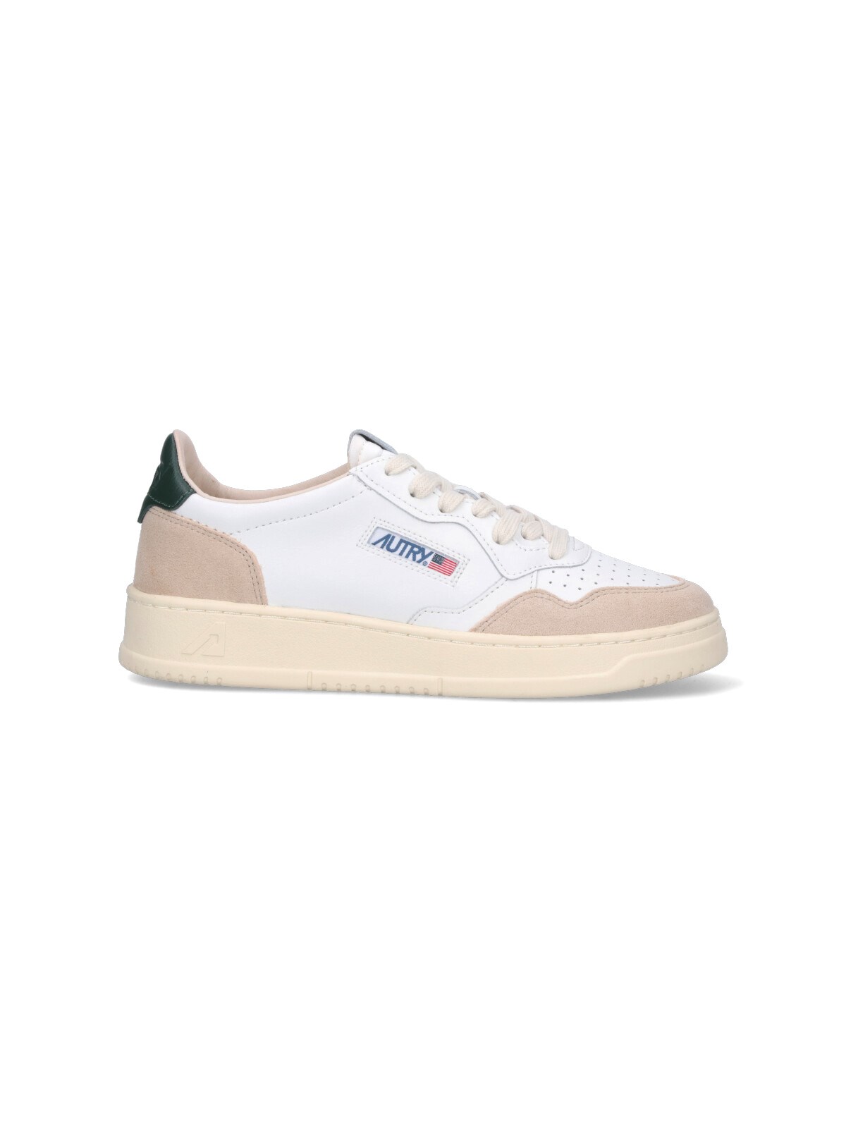 Shop Autry "medalist" Low Sneakers In White