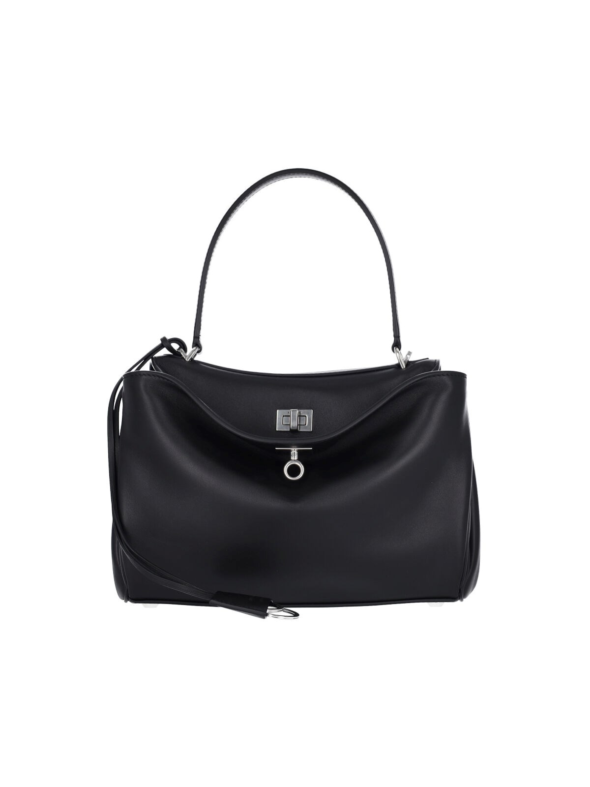 Shop Balenciaga 'rodeo' Handbag In Black  