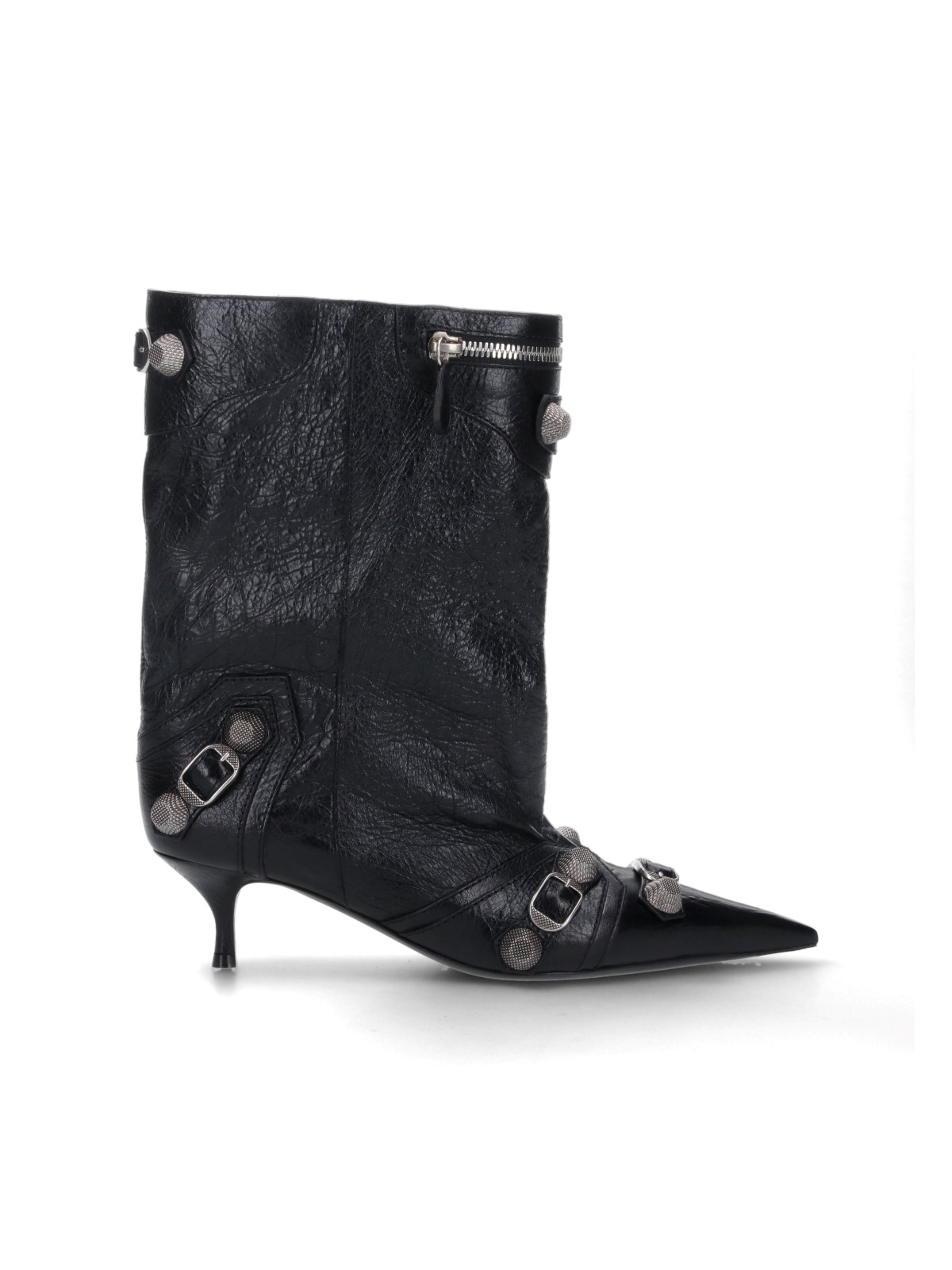 Shop Balenciaga 'cagole' Ankle Boots In Black  