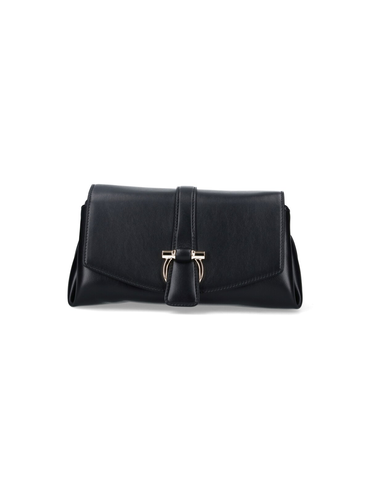 Ferragamo 'gancini' Small Crossbody Bag In Black  