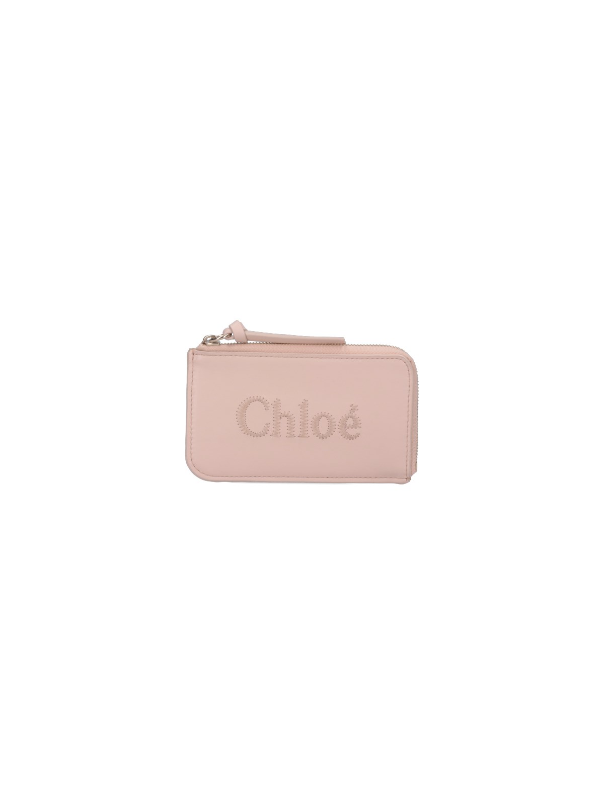 Shop Chloé Sense Small Coin Wallet In Pink