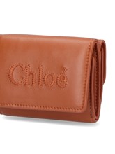 折りたたみ財布 Chloe Sense Logo CHC23SP867I10 001 Half Wallet Chloé 'sense' tri-fold mini wallet available on SUGAR - 168702