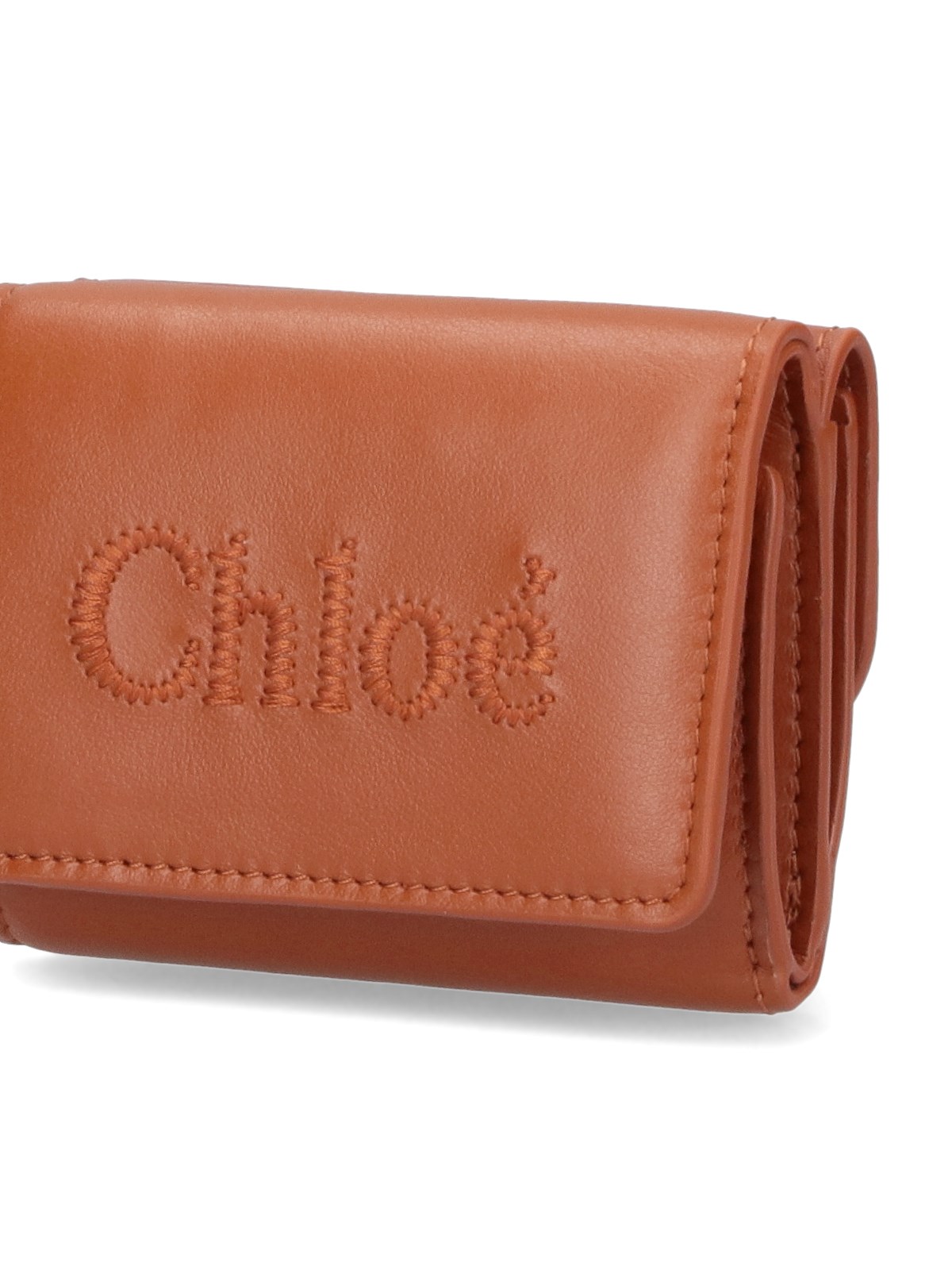 Chloé 'sense' tri-fold mini wallet available on SUGAR - 168702