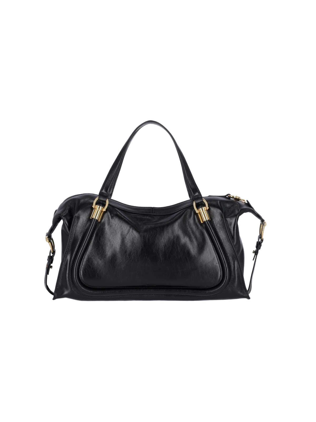 Shop Chloé 'paraty 24' Shoulder Bag In Black  